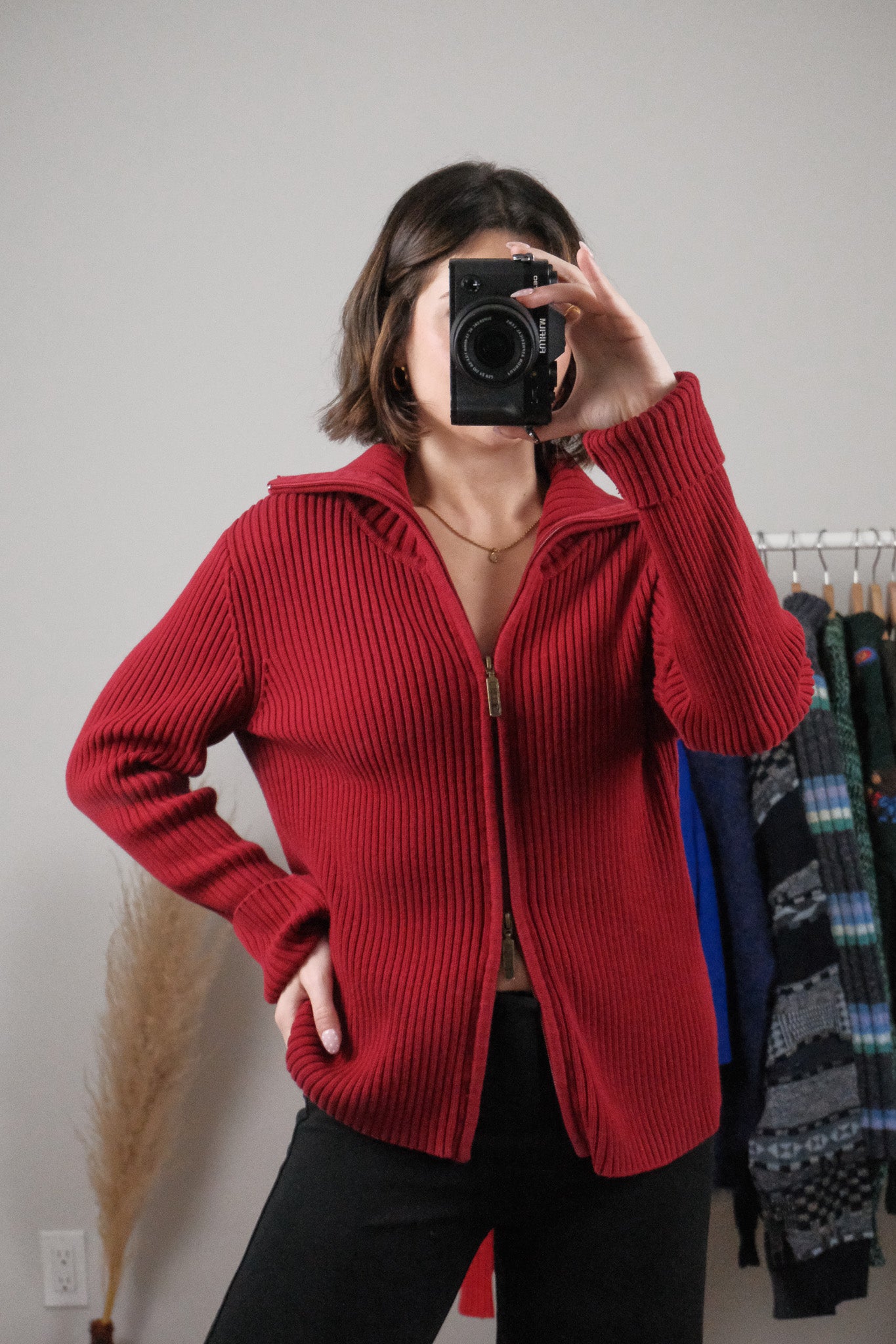 Vintage x Cotton Zip Up (L)