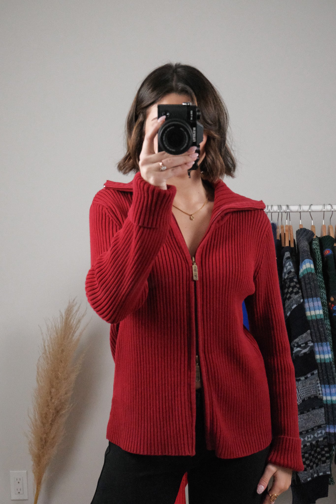 Vintage x Cotton Zip Up (L)