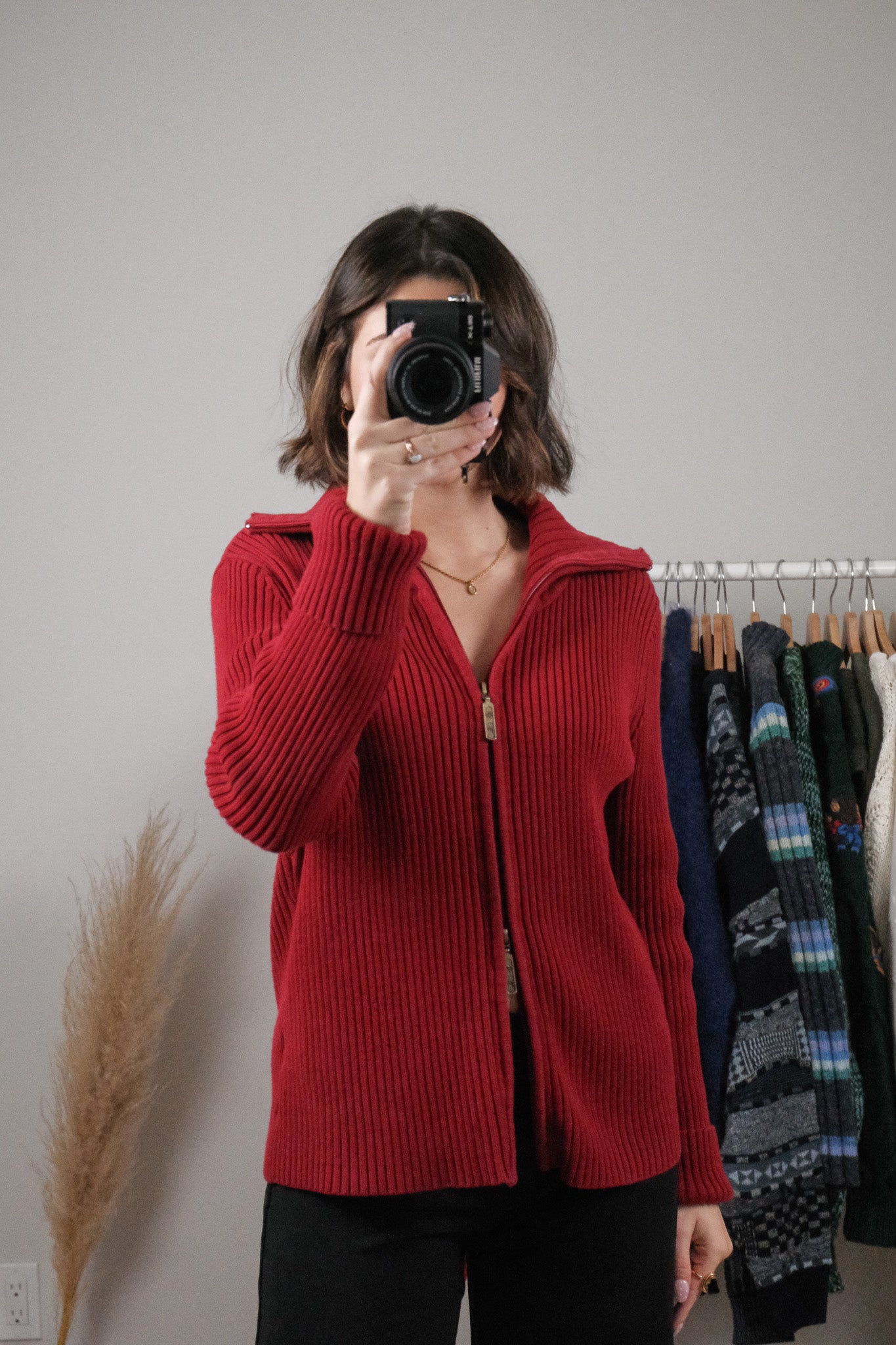 Vintage x Cotton Zip Up (L)