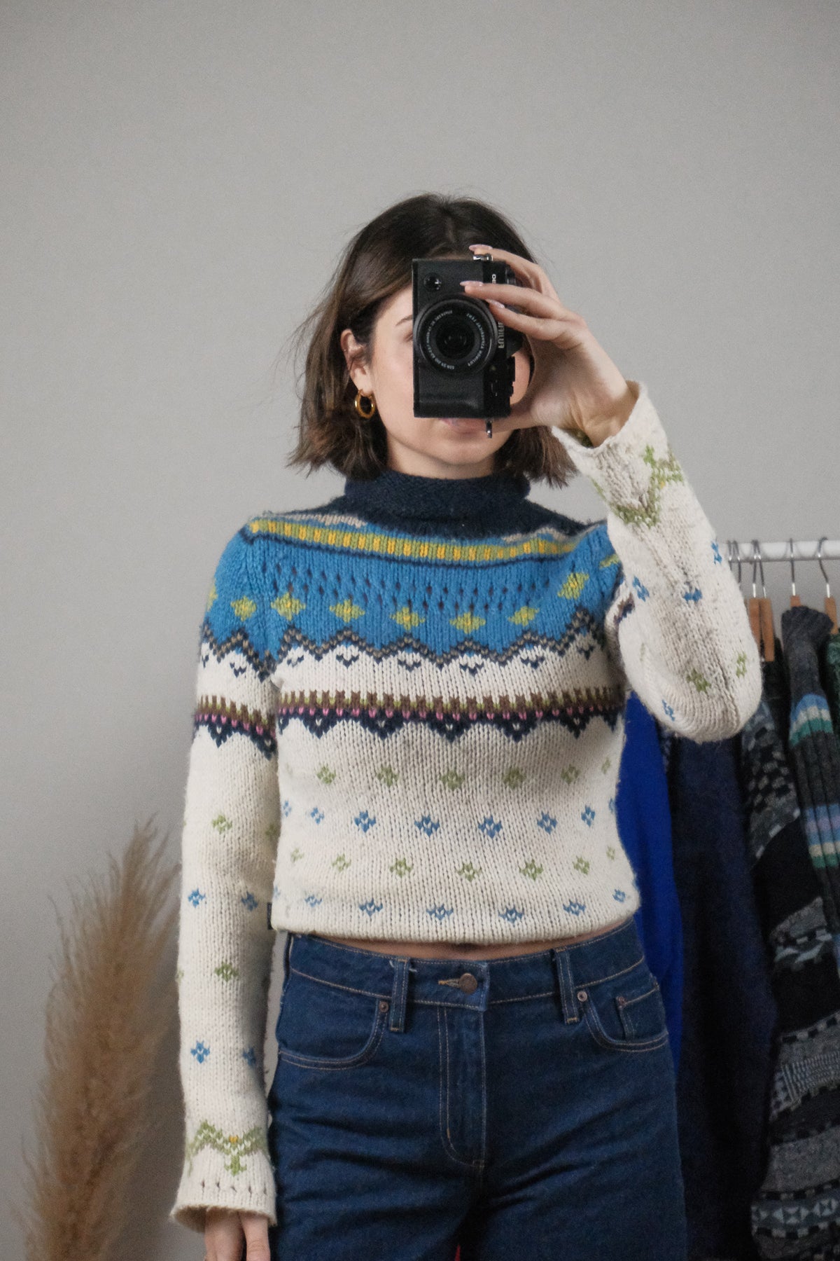 Vintage x Abercrombie & Fitch x Wool Blend Pattern Knit (XS)