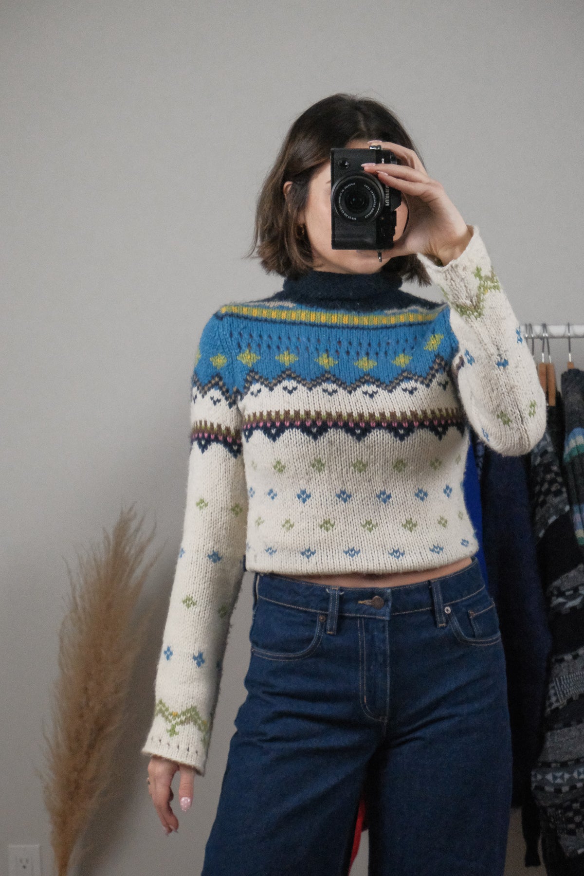 Vintage x Abercrombie & Fitch x Wool Blend Pattern Knit (XS)