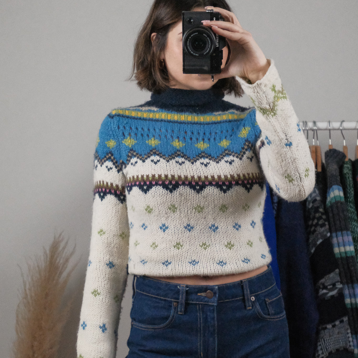 Vintage x Abercrombie & Fitch x Wool Blend Pattern Knit (XS)