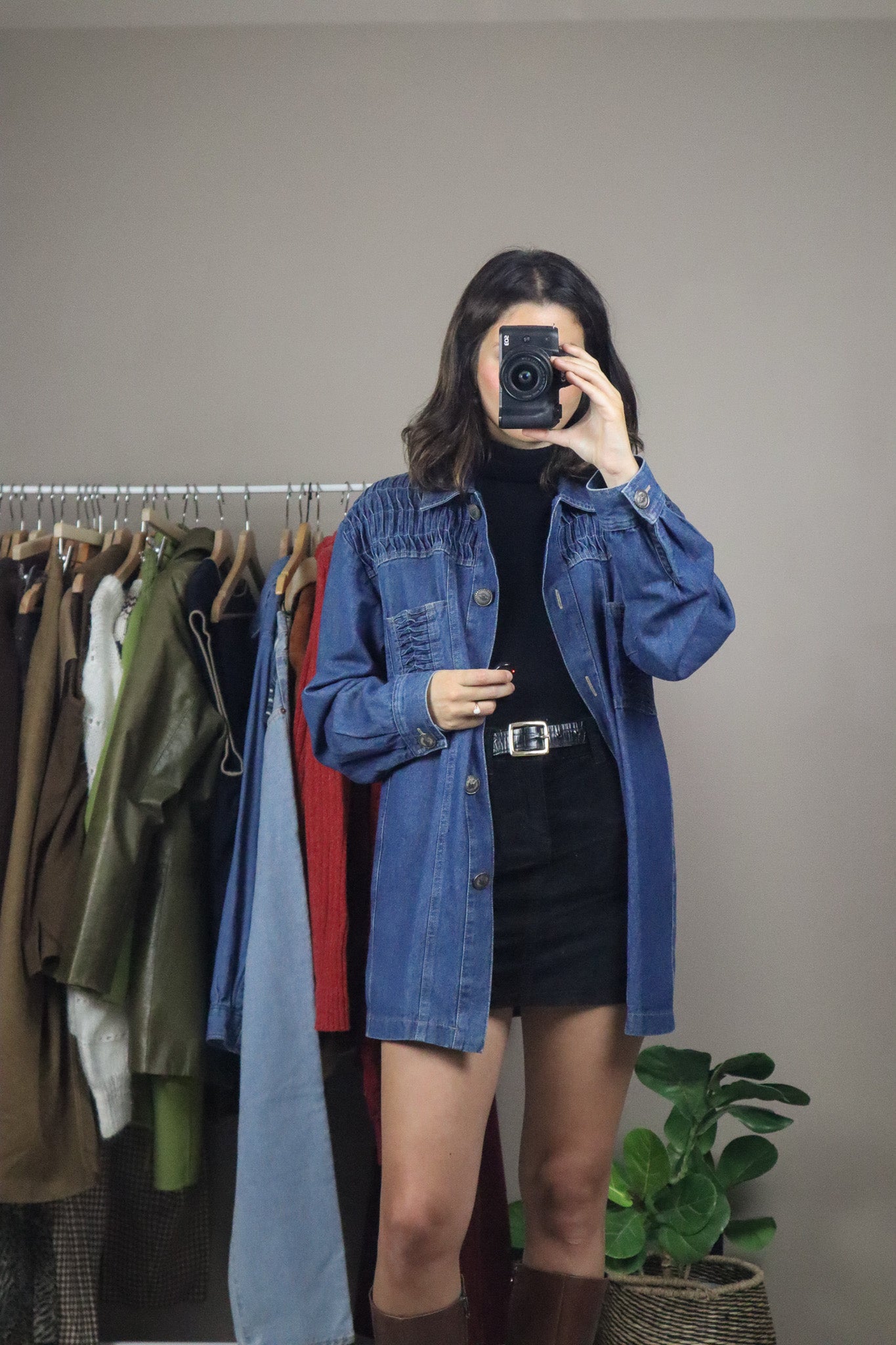 Made in USA x Vintage x Denim Shacket (M)