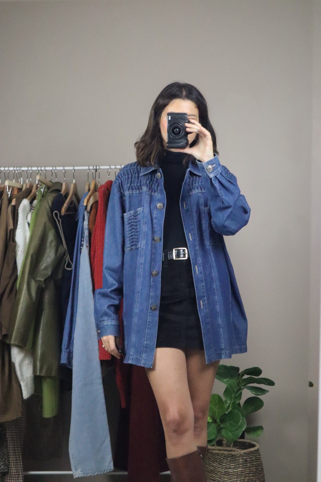 Made in USA x Vintage x Denim Shacket (M)