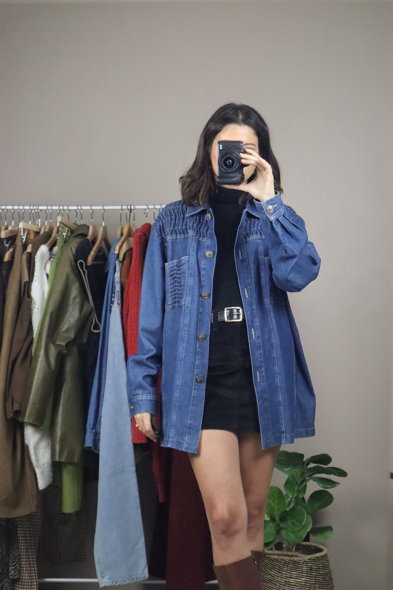 Made in USA x Vintage x Denim Shacket (M)