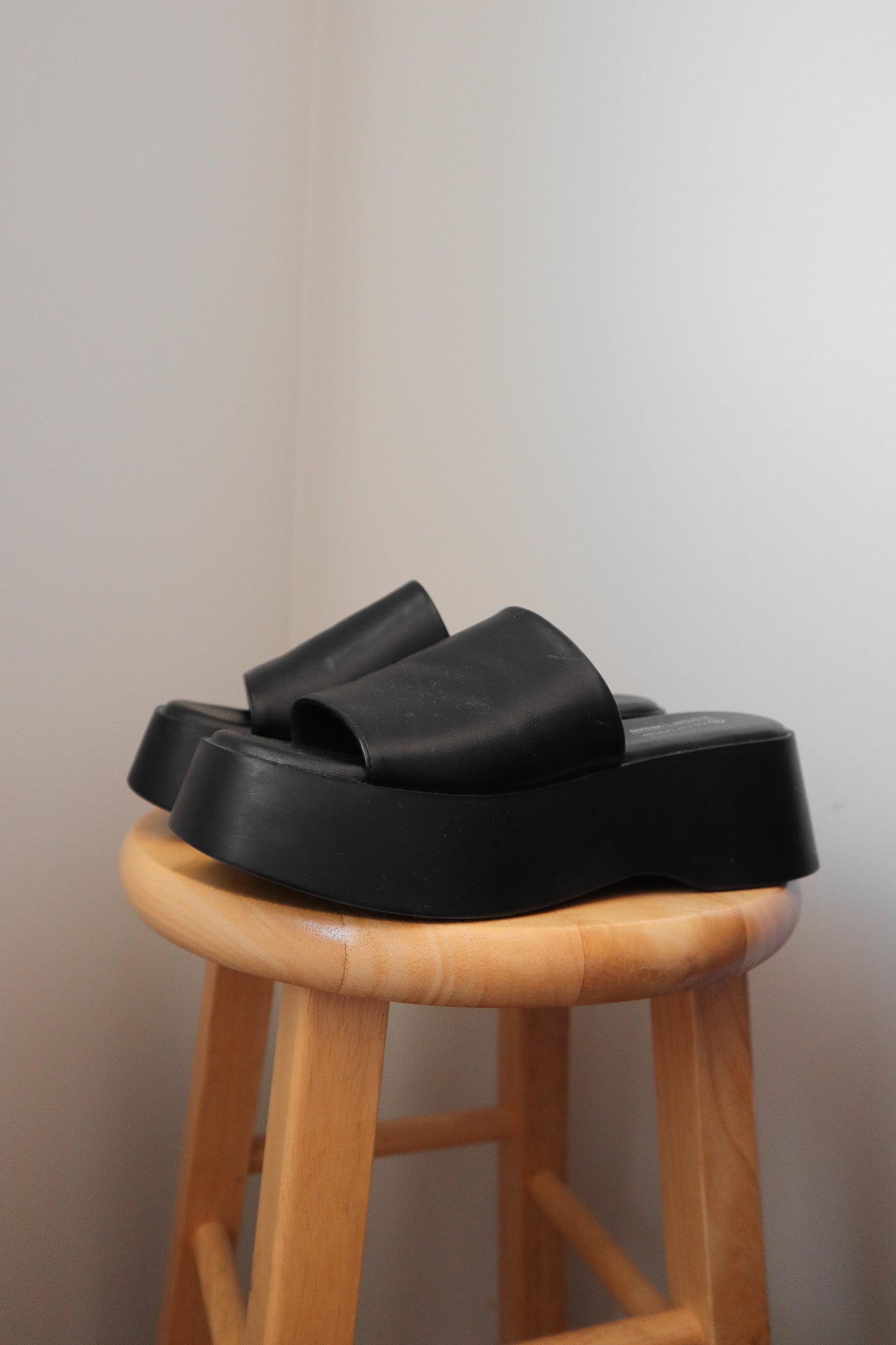 Modern x Faux Leather Slides (6)