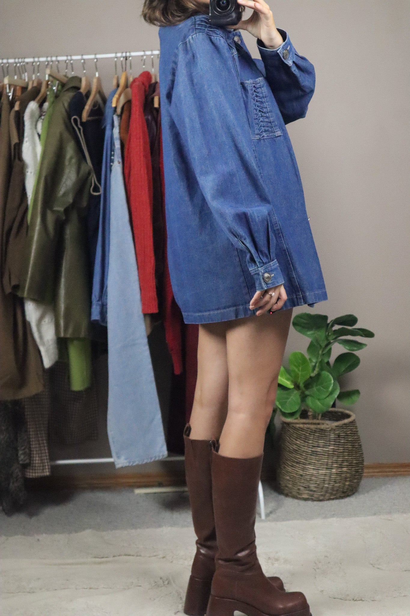 Made in USA x Vintage x Denim Shacket (M)