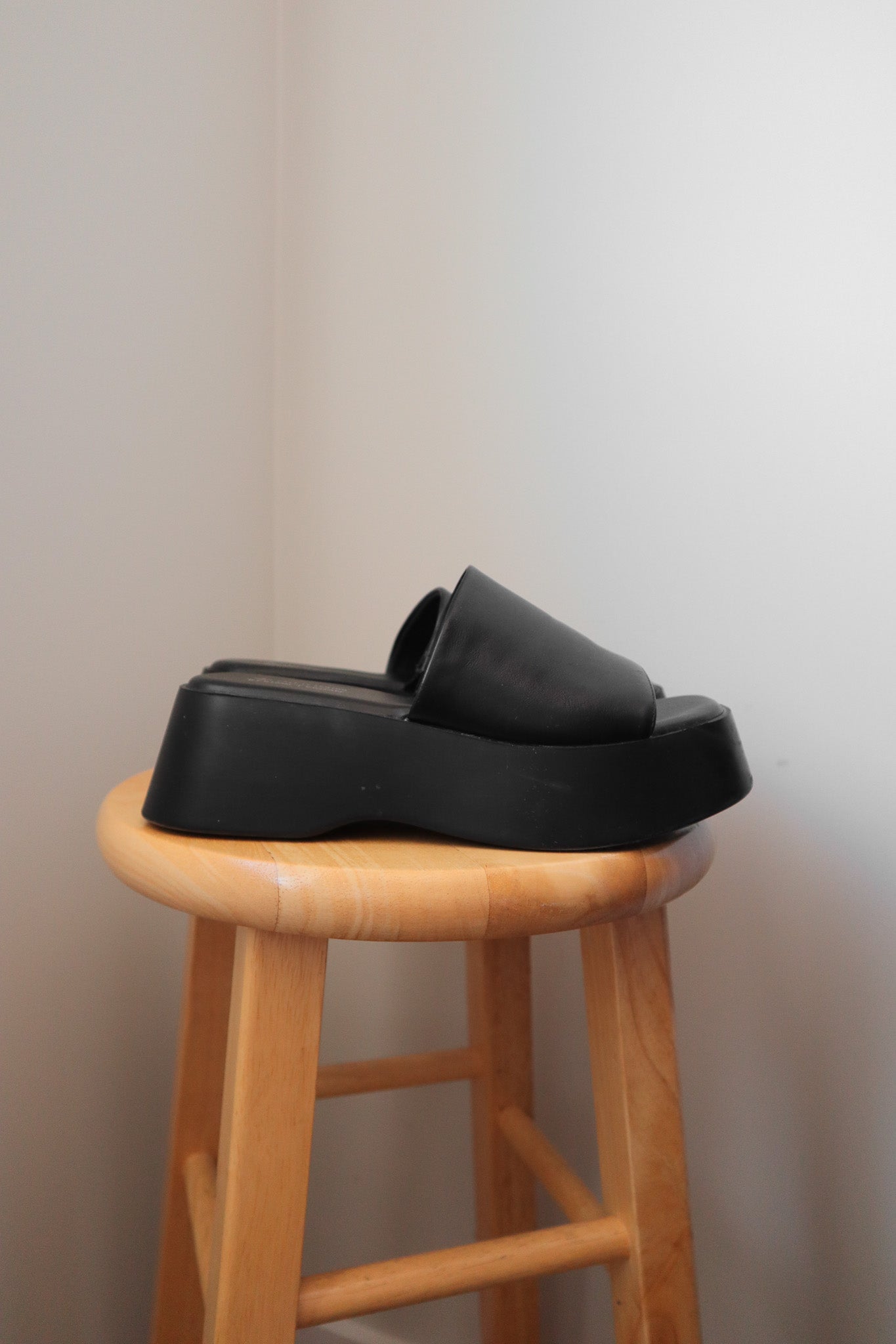 Modern x Faux Leather Slides (6)