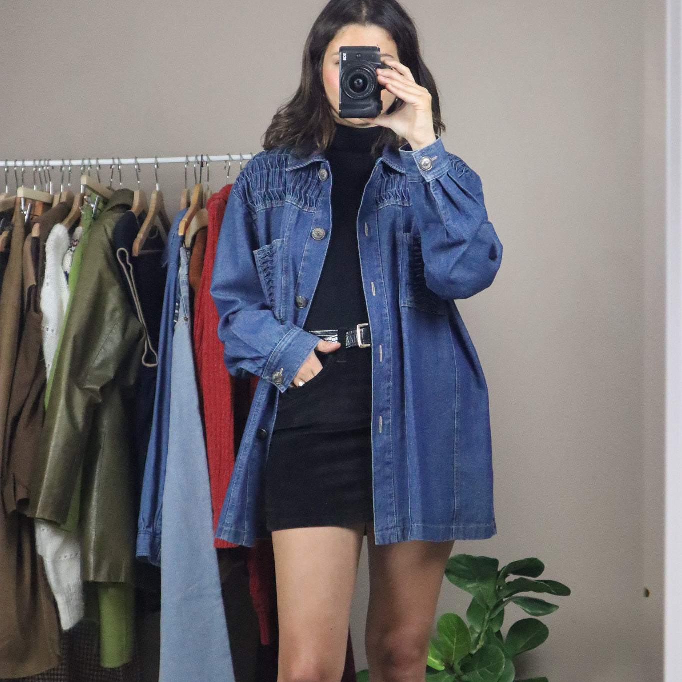Made in USA x Vintage x Denim Shacket (M)