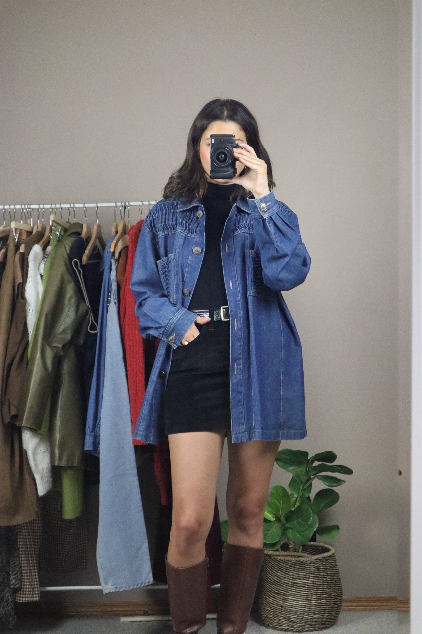 Made in USA x Vintage x Denim Shacket (M)