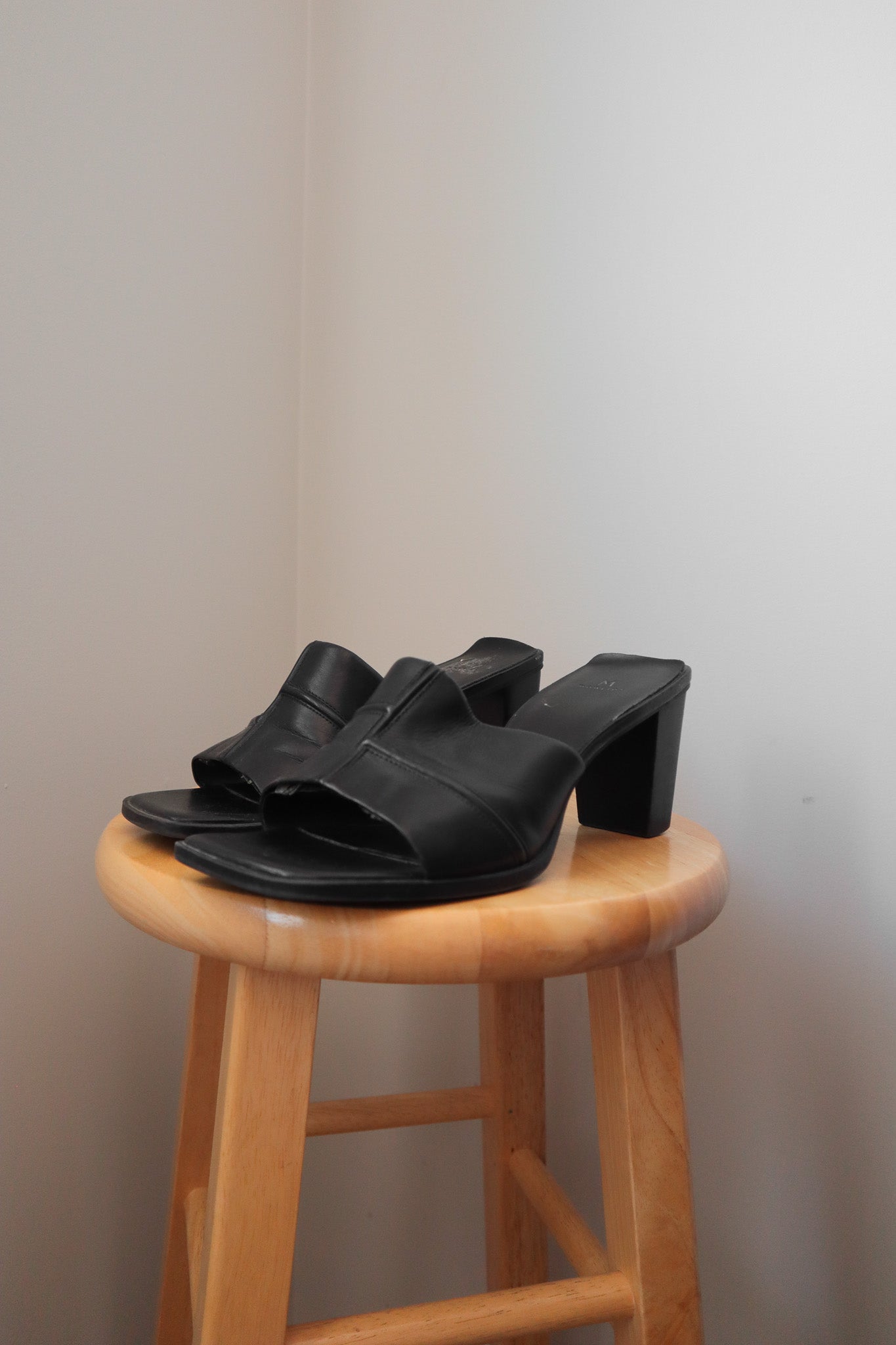Vintage x Leather Patchwork Heels (8)