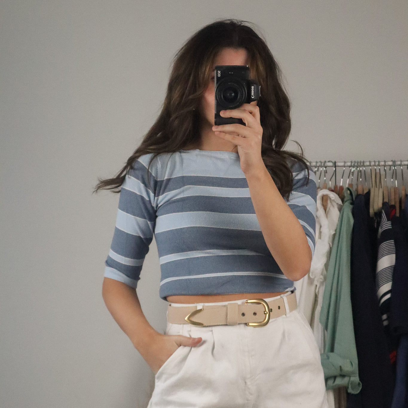 Vintage x Striped Top (S)