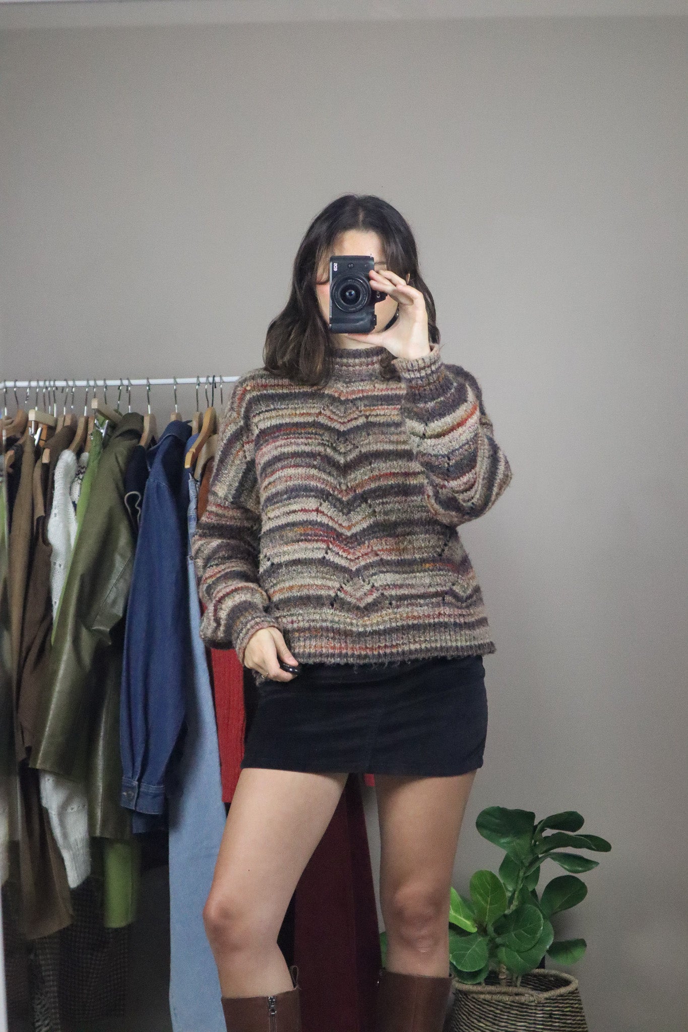 Modern x Wool Blend Striped Sweater (M/L)