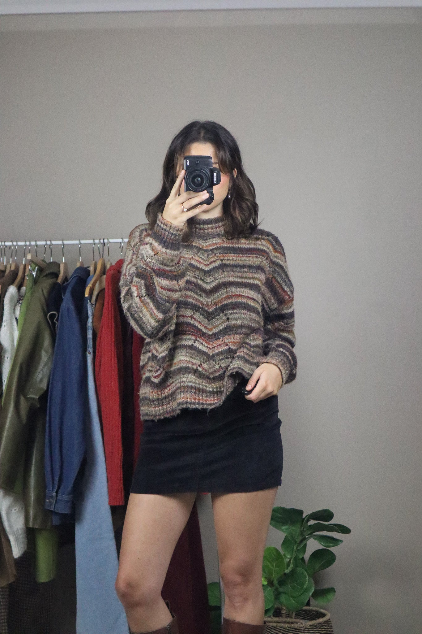 Modern x Wool Blend Striped Sweater (M/L)
