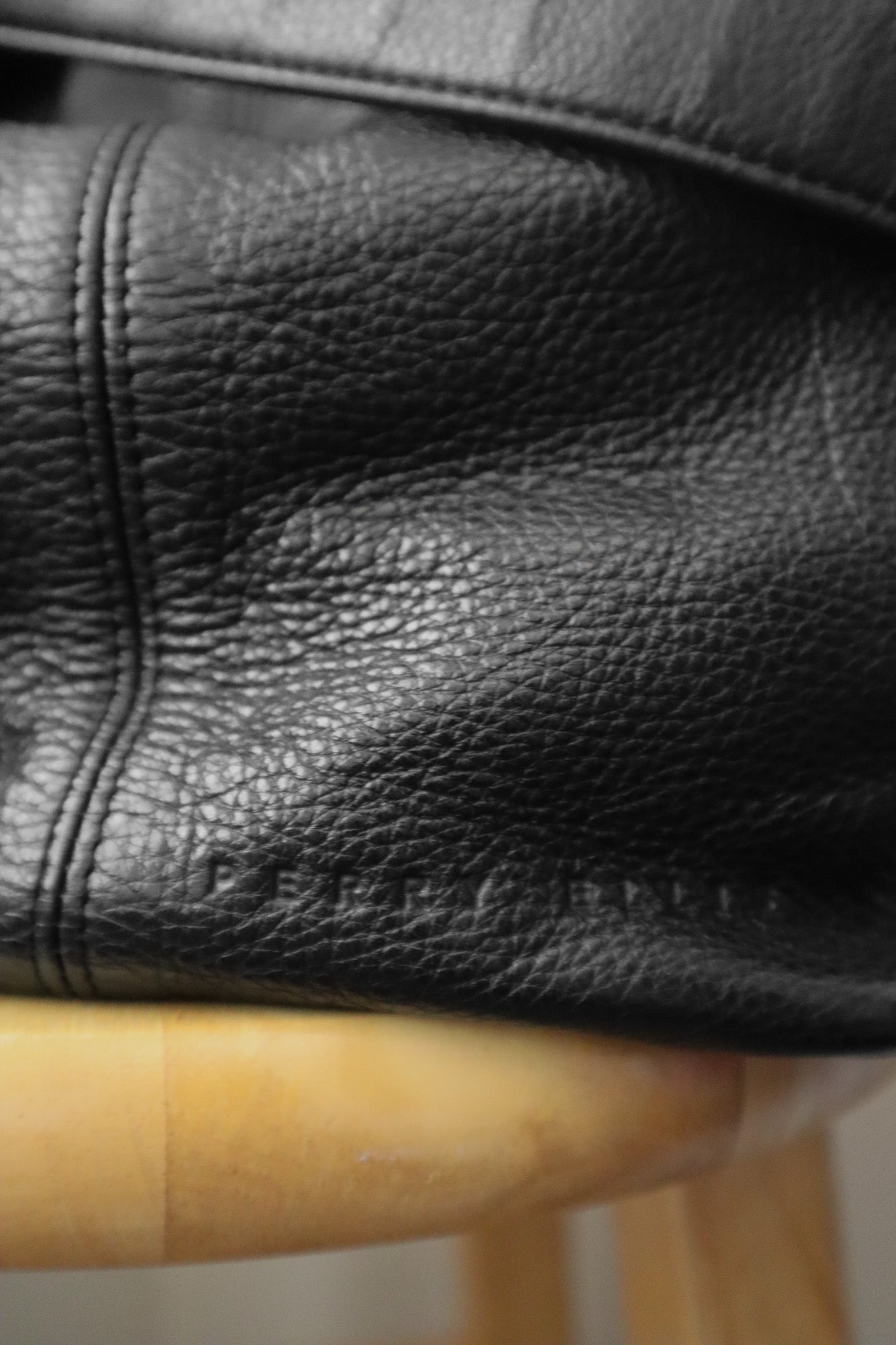 Vintage x Leather Bucket Bag