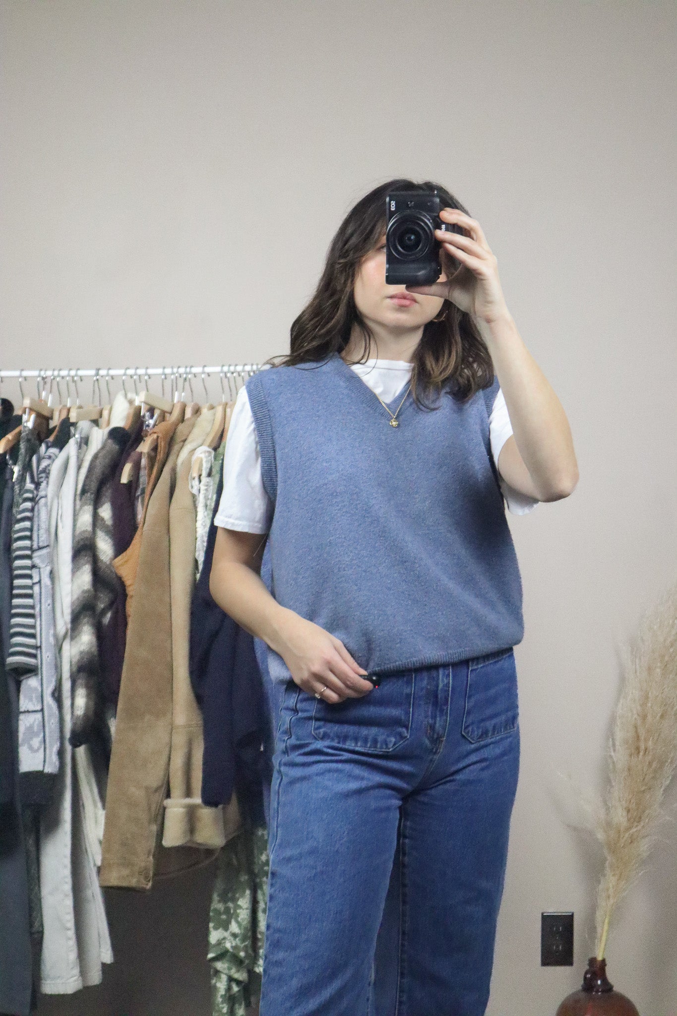 Vintage x Wool Sweater Vest (S-M)