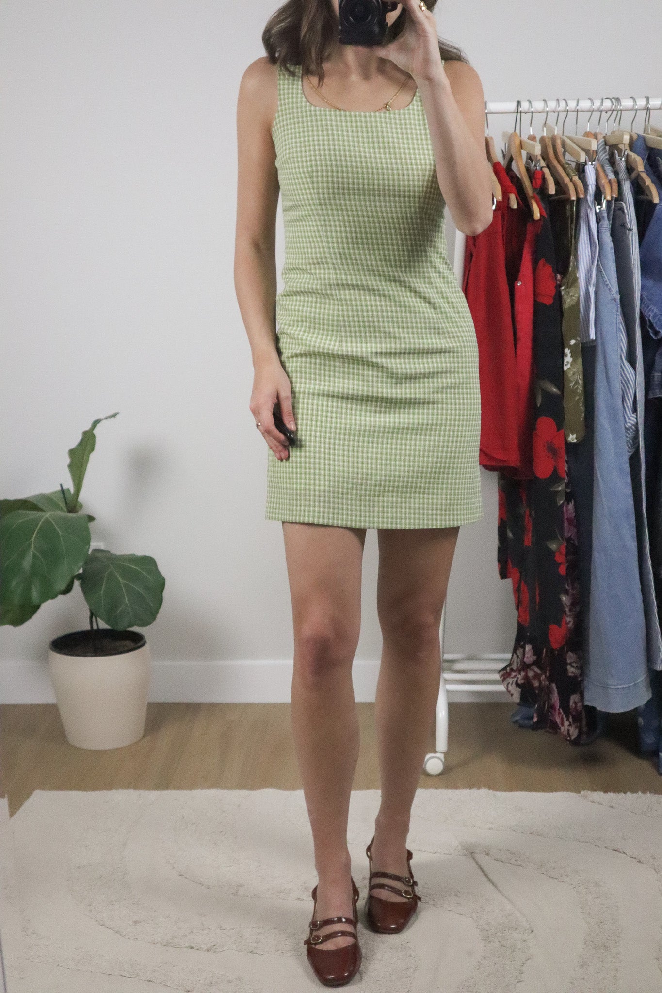 Made in Canada x Vintage x Plaid Mini Dress (2)