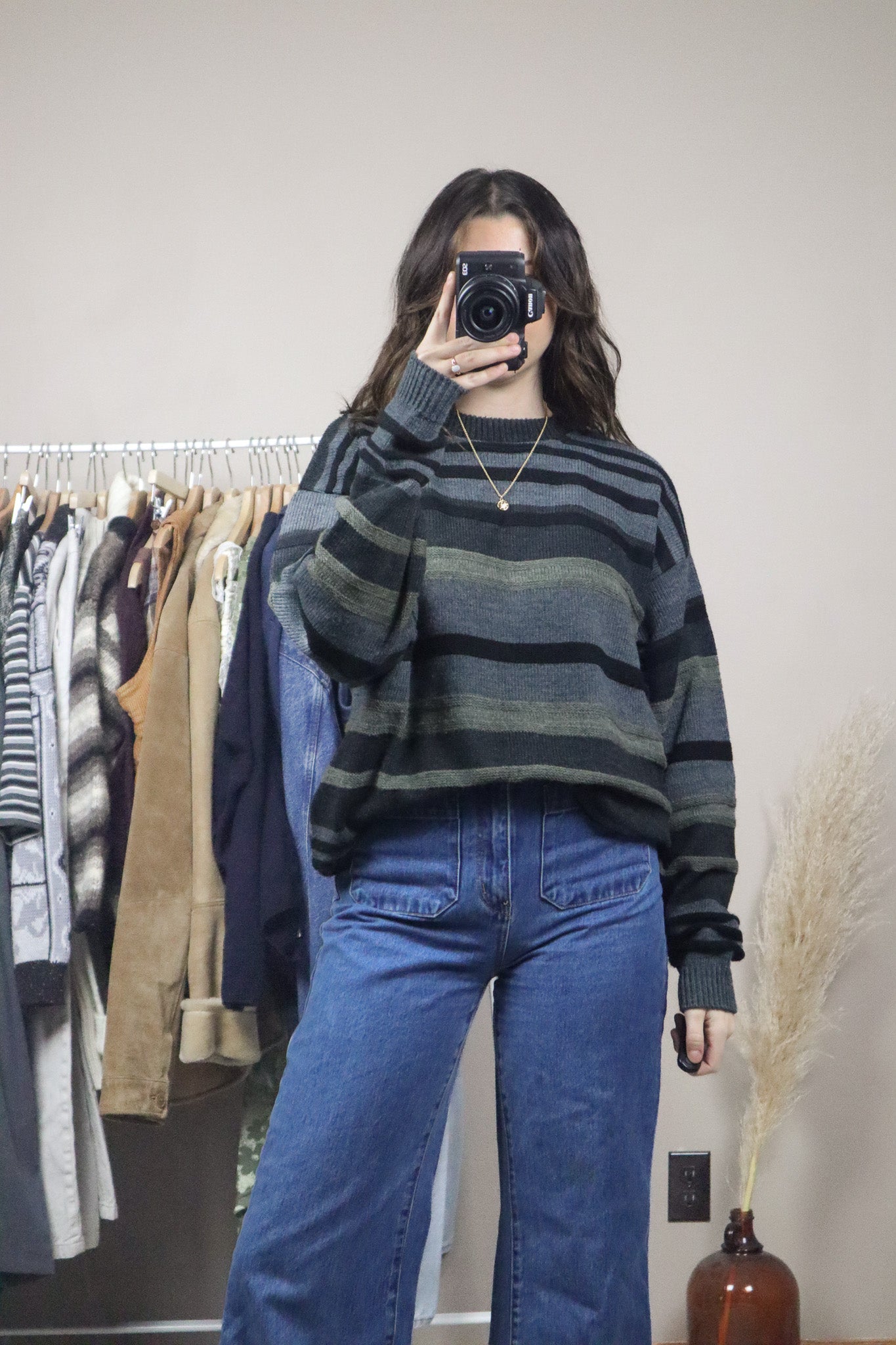 Made in Canada x Textured Striped Knit (M/L)