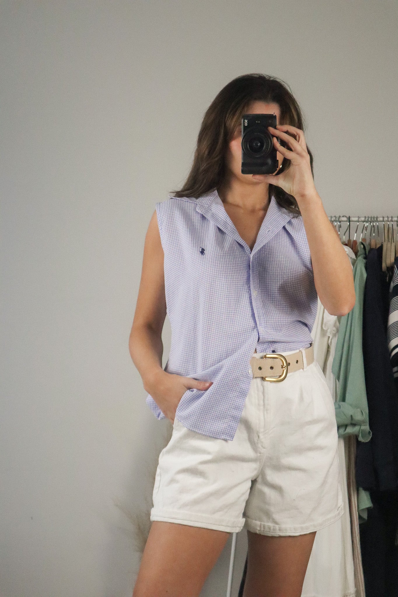 Vintage x Ralph Lauren x Gingham Tank (L)
