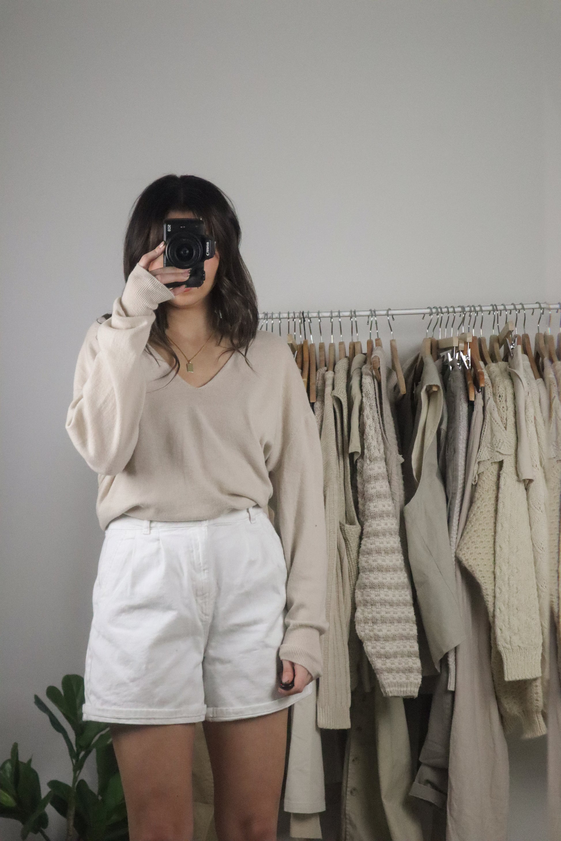 Modern x V-Neck Sweater (M/L)