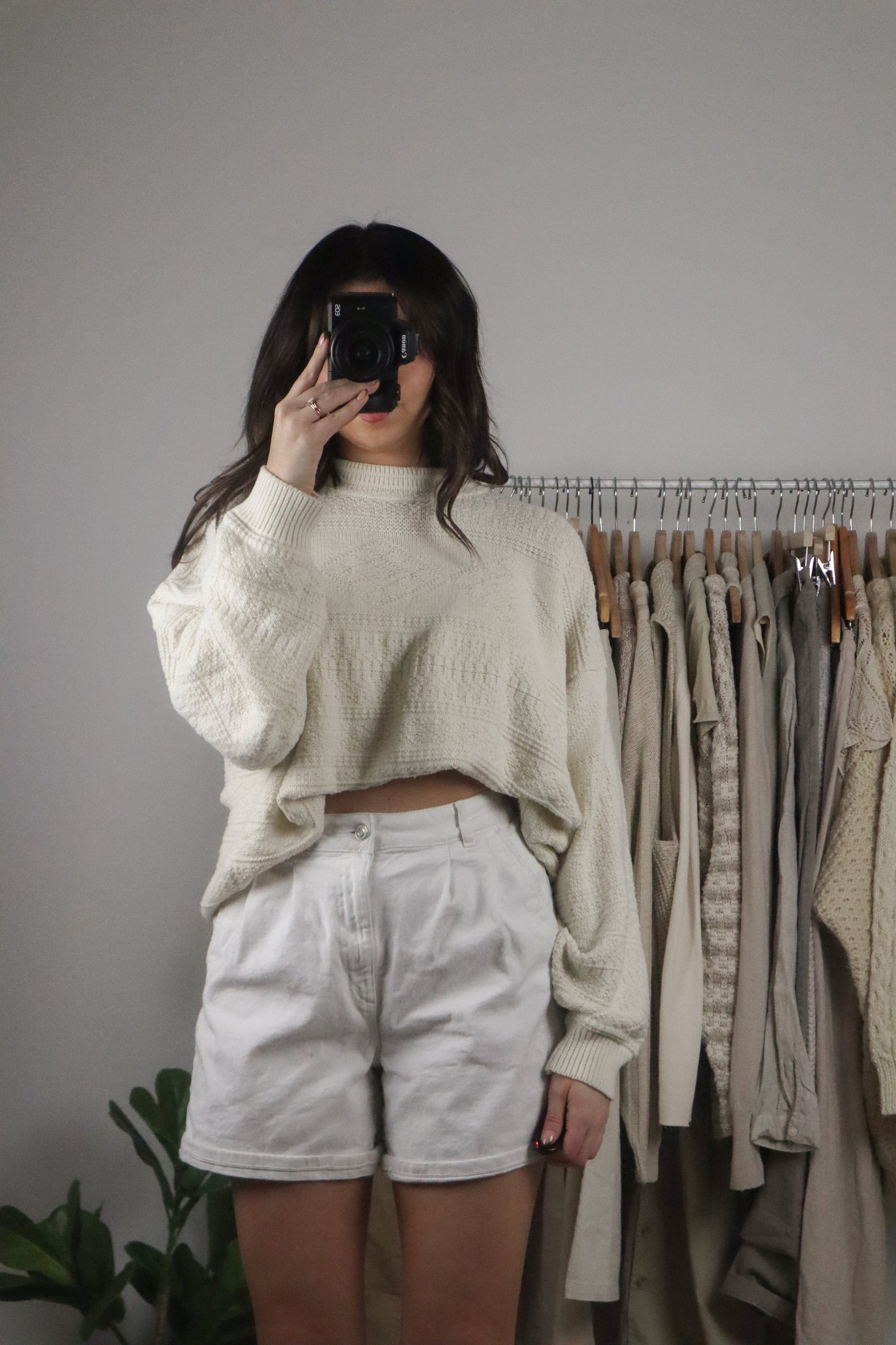Made in Canada x Vintage x Textured Sweater (M/L)