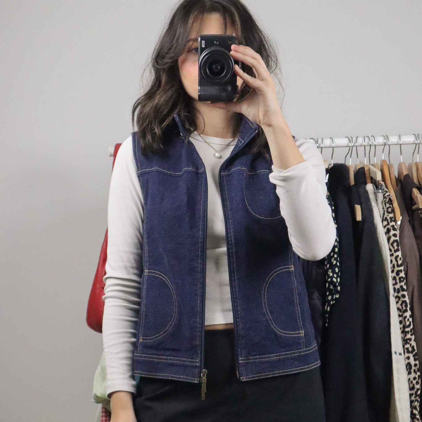 Vintage x Denim Vest (S)