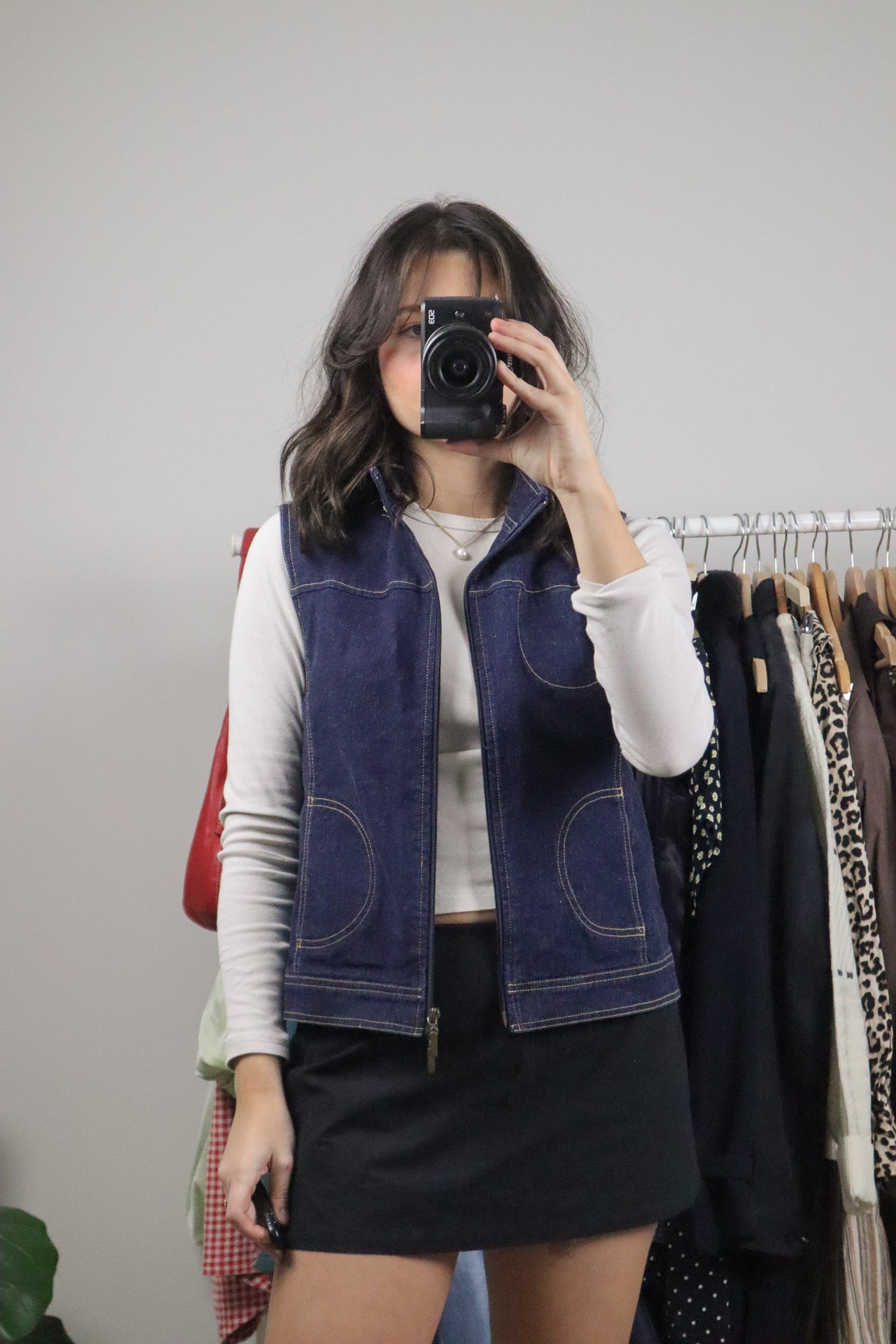 Vintage x Denim Vest (S)