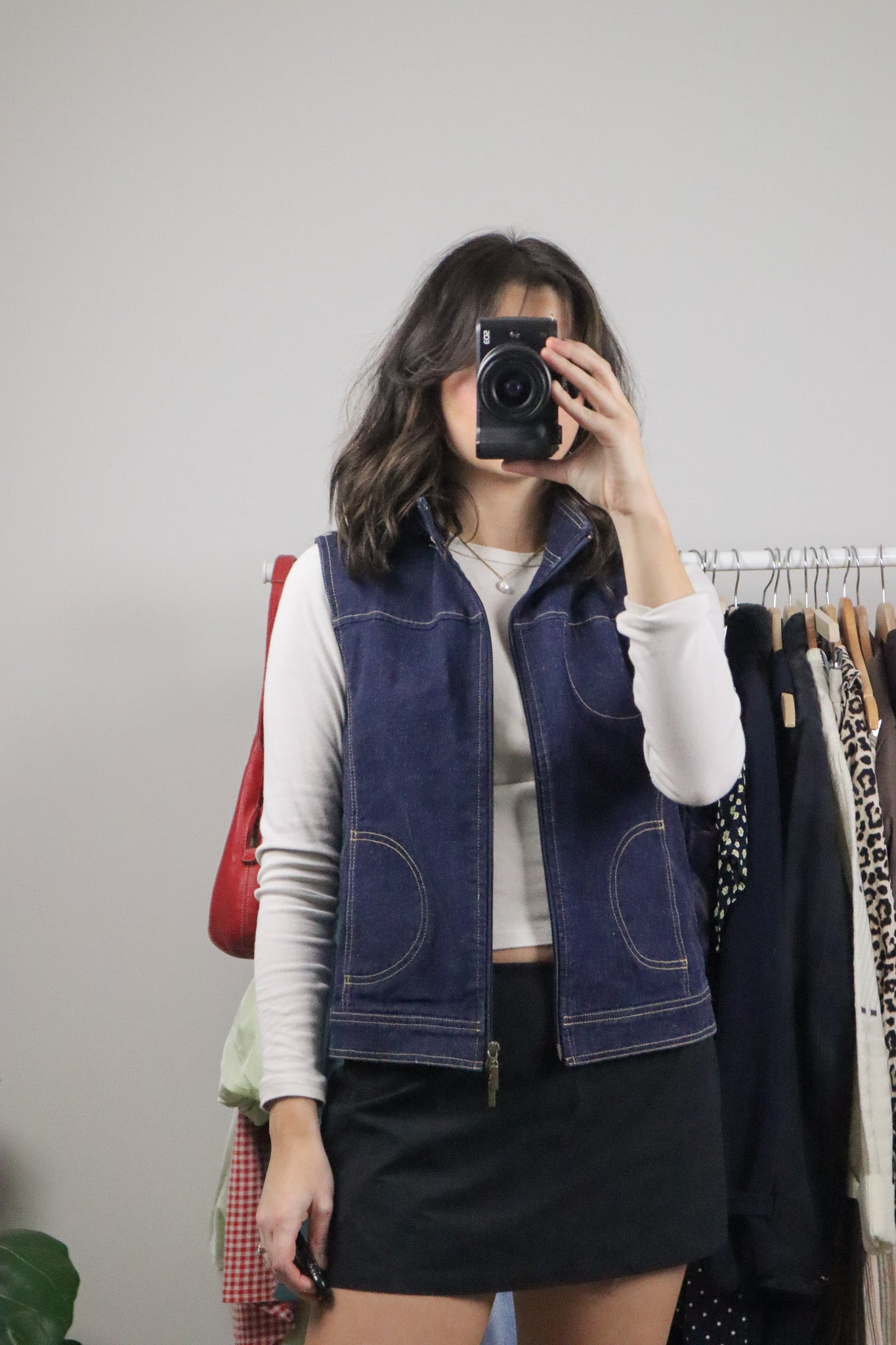 Vintage x Denim Vest (S)