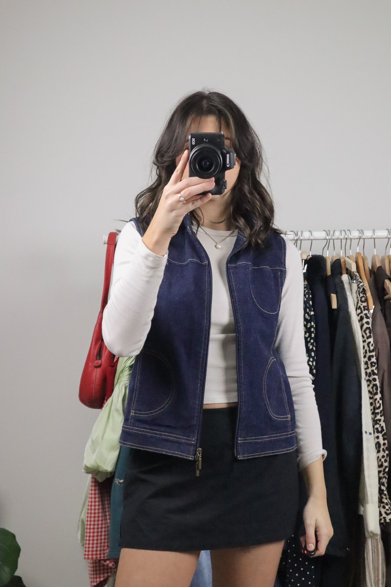 Vintage x Denim Vest (S)