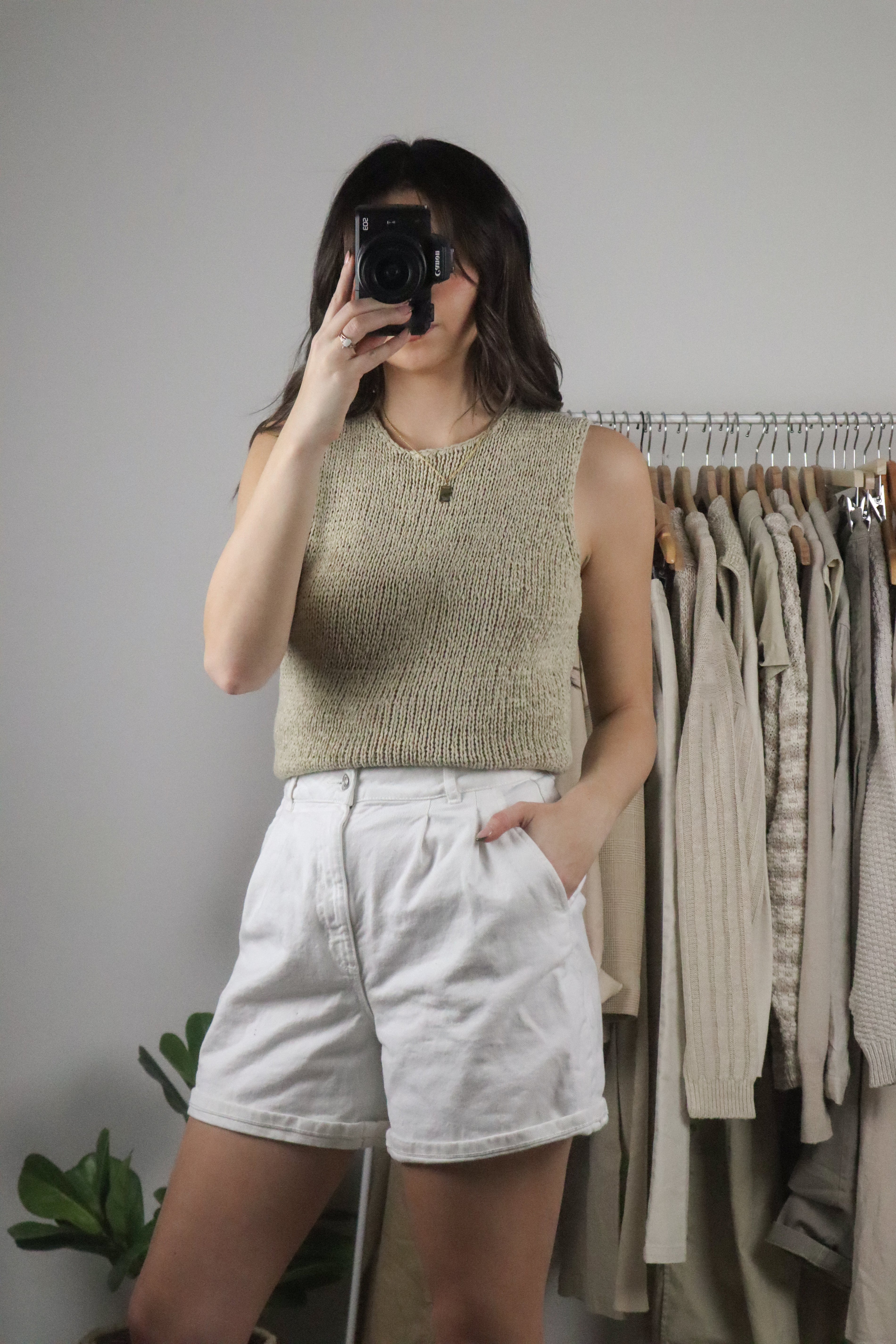 Vintage x Knit Tank (S/M)