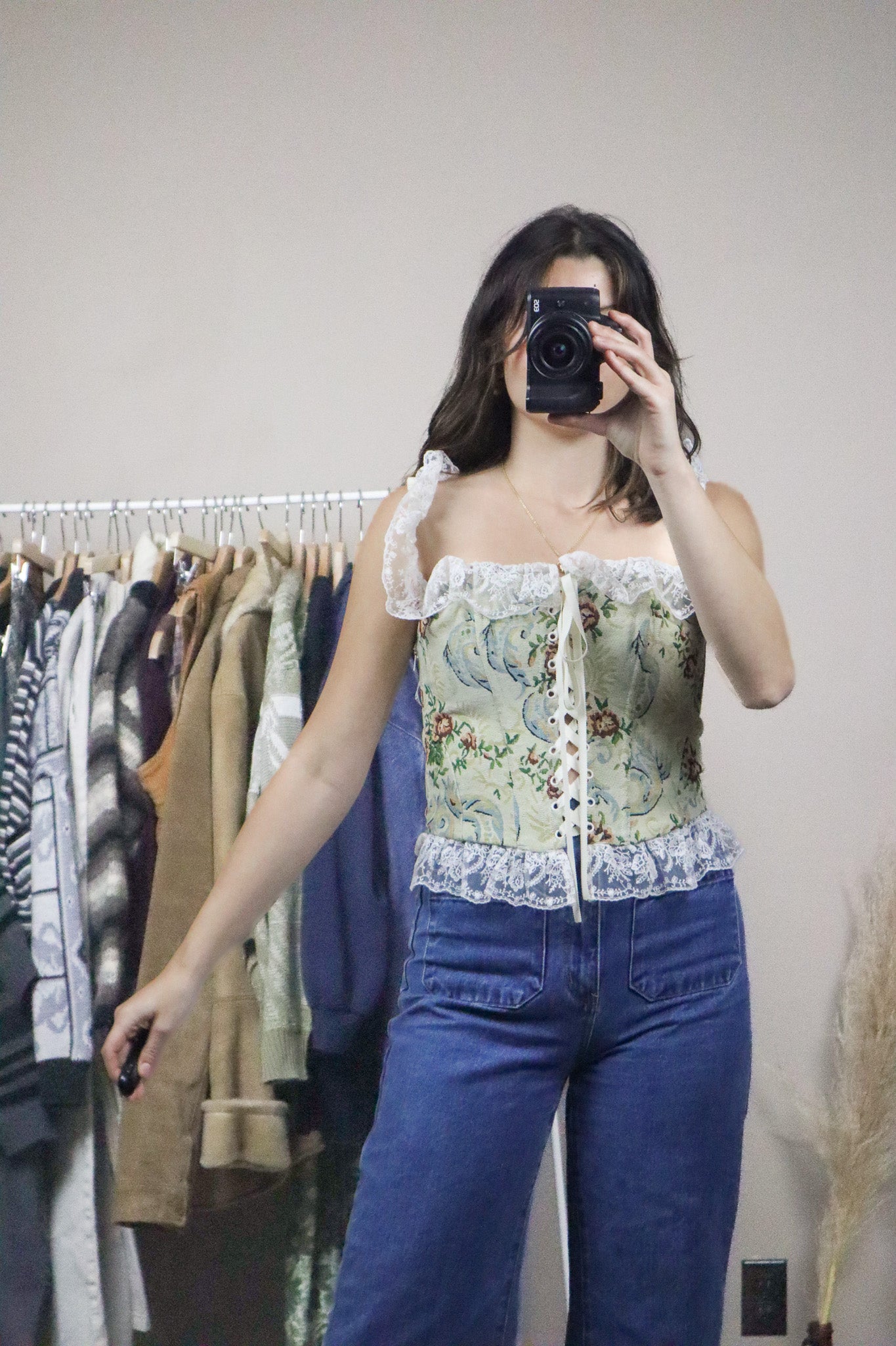 For Love & Lemons x Tapestry Lace Corset (S)