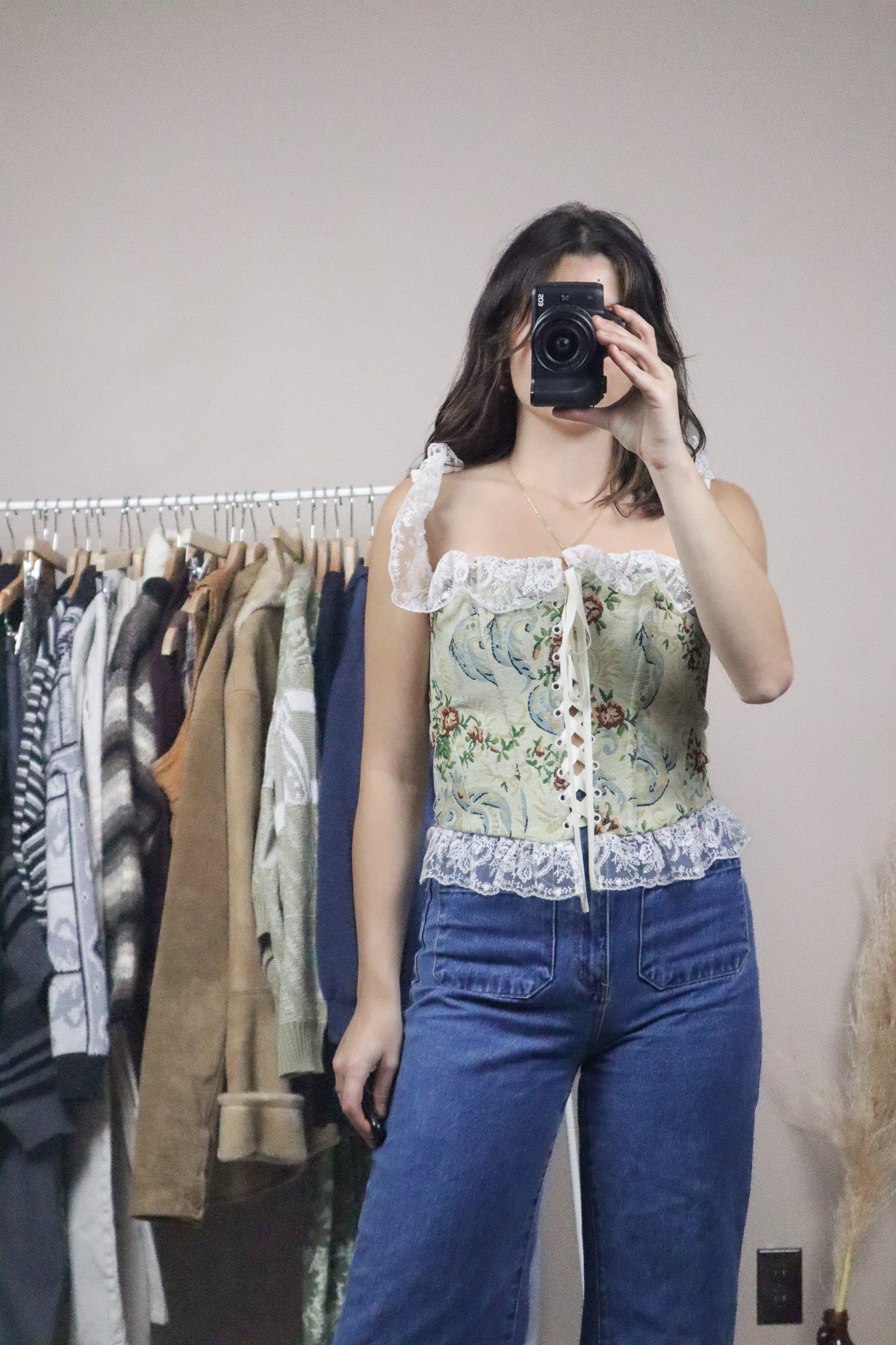 For Love & Lemons x Tapestry Lace Corset (S)