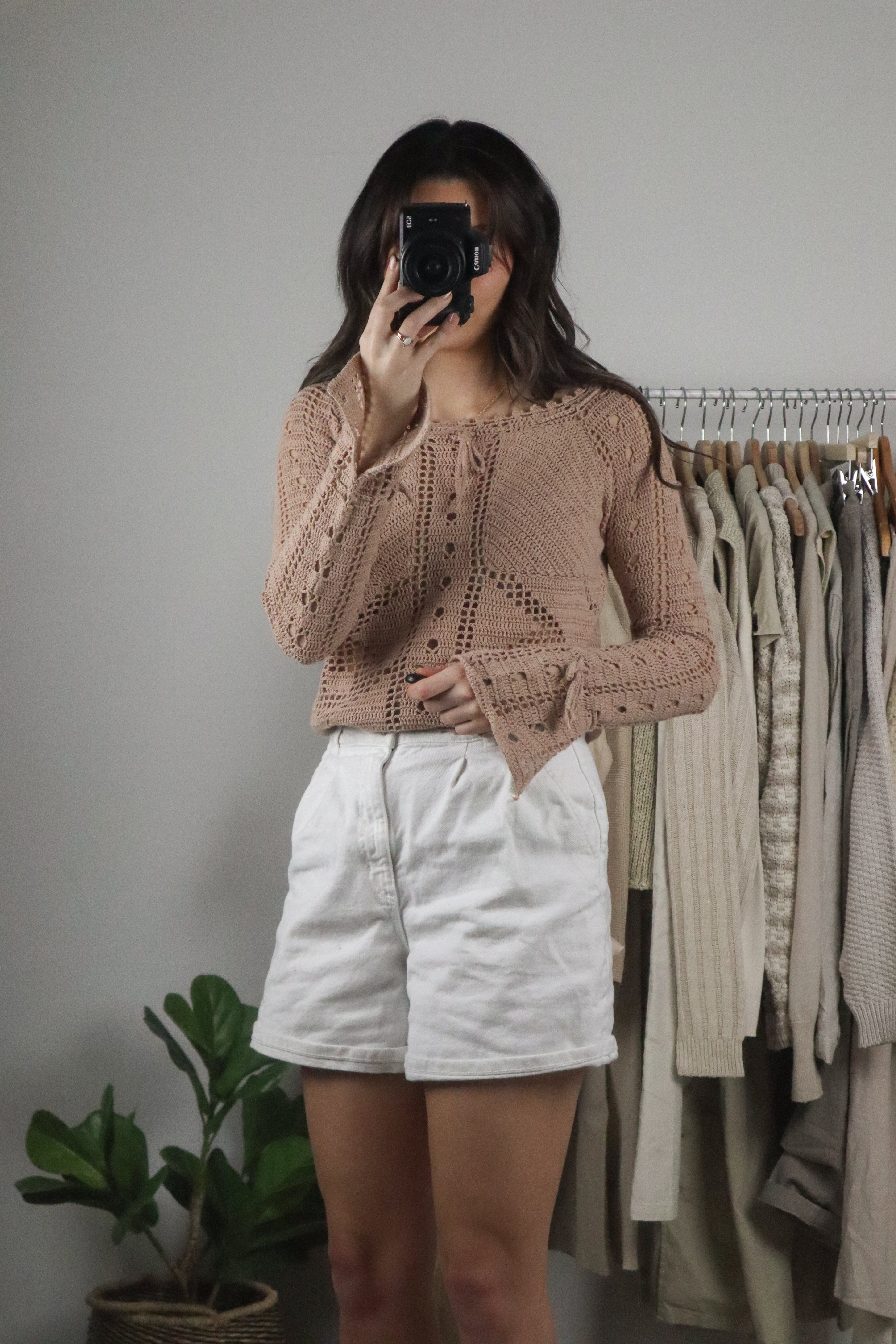 Modern x Crochet Long Sleeve (S/M)