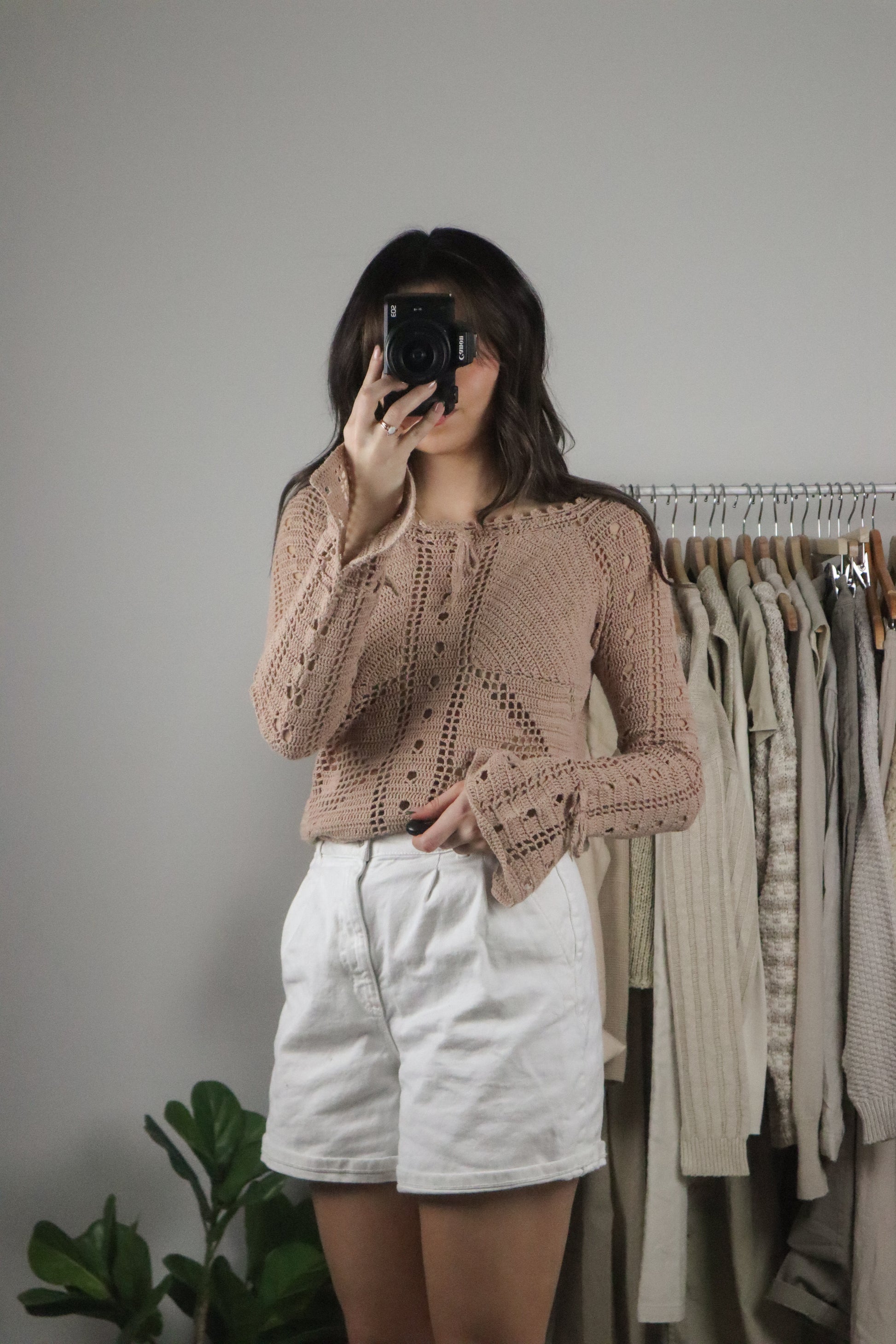 Modern x Crochet Long Sleeve (S/M)