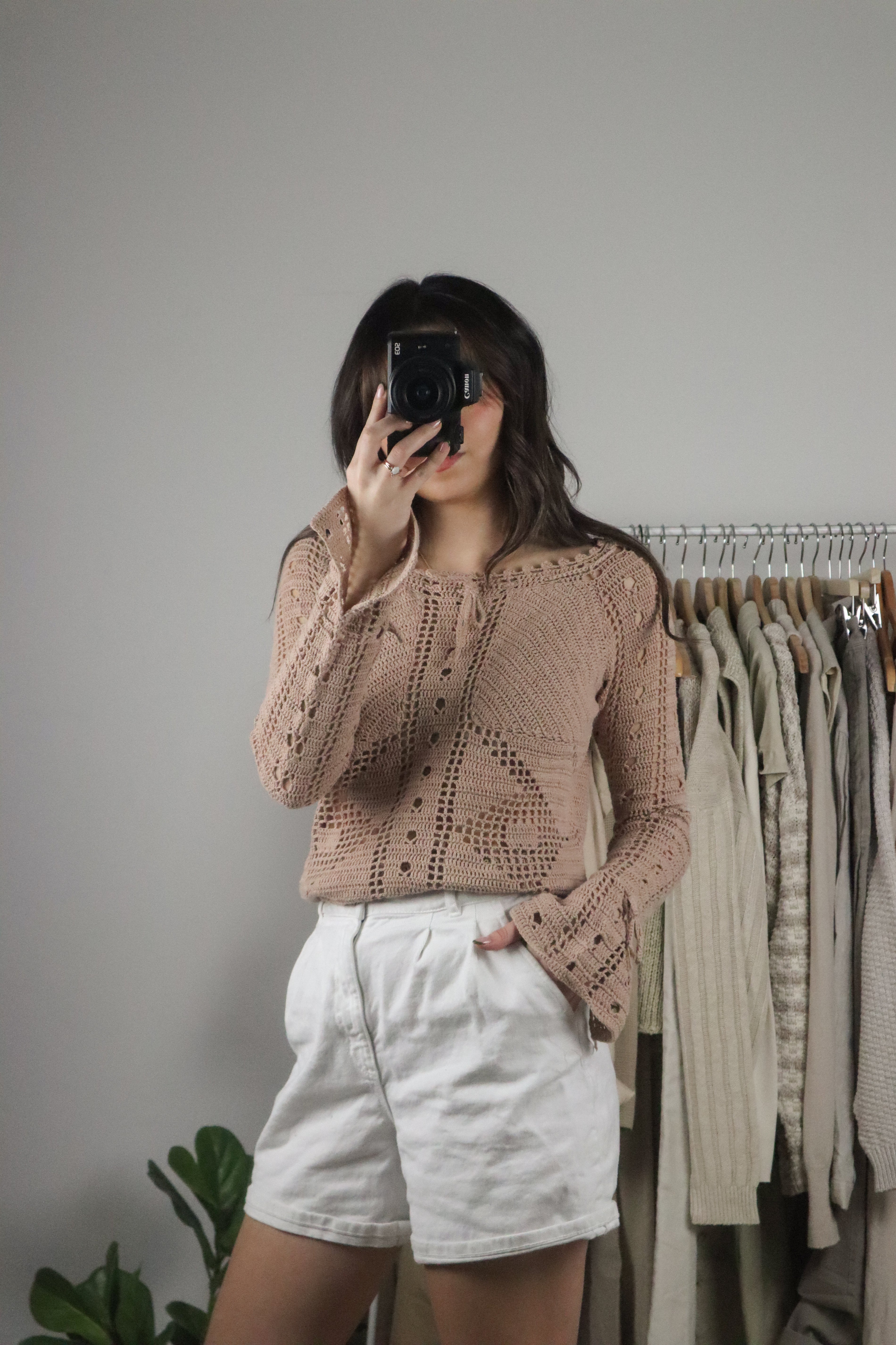 Modern x Crochet Long Sleeve (S/M)