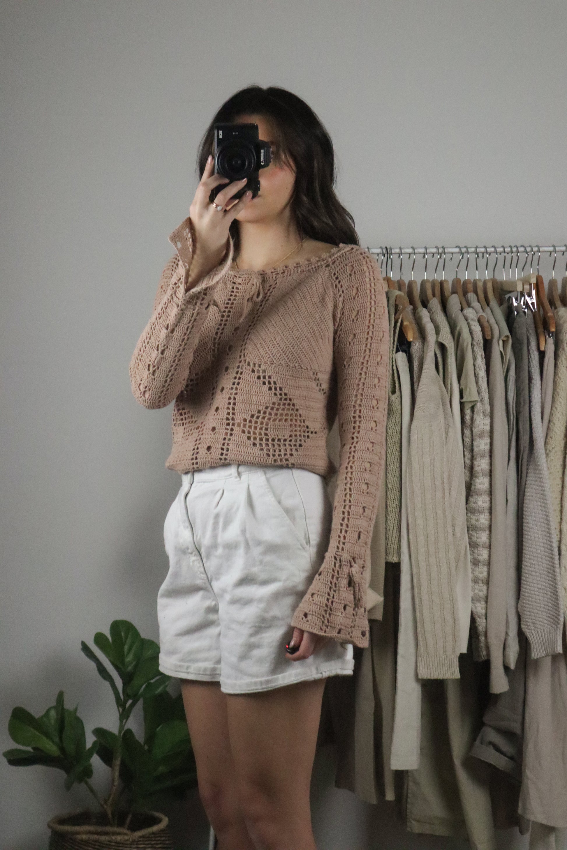 Modern x Crochet Long Sleeve (S/M)