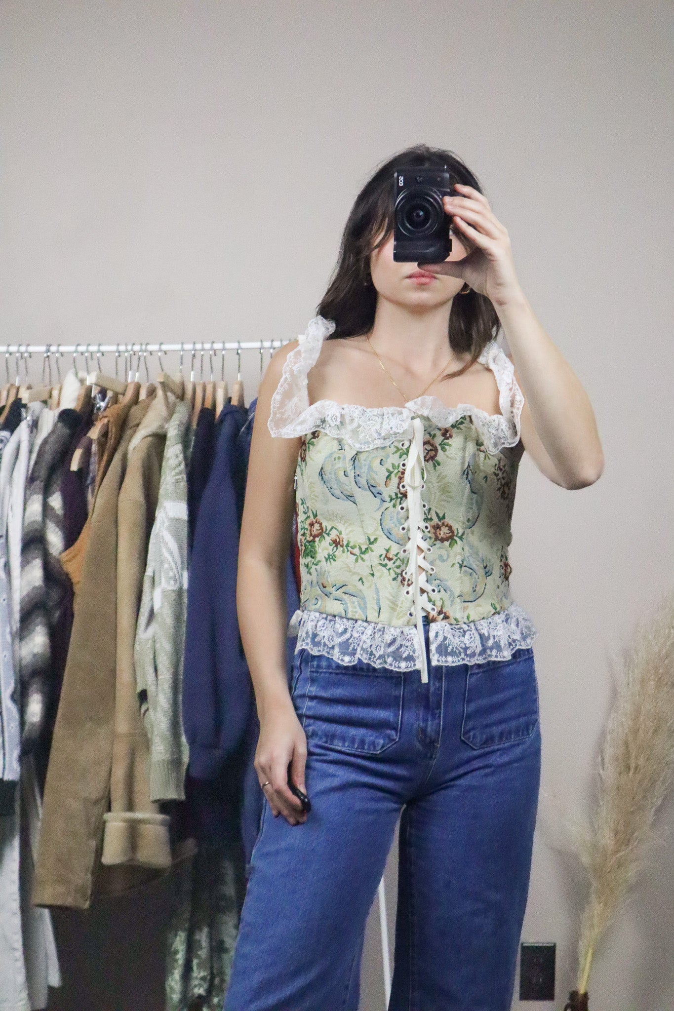For Love & Lemons x Tapestry Lace Corset (S)