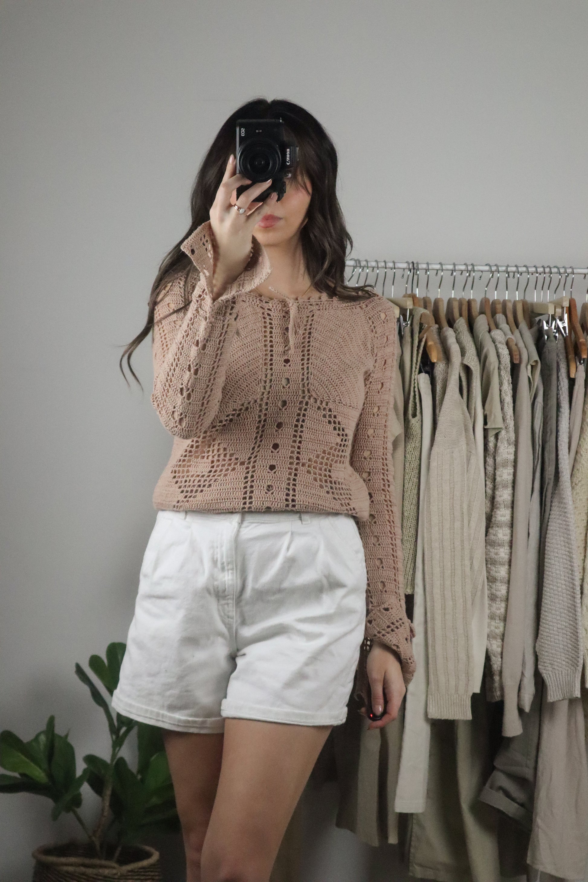 Modern x Crochet Long Sleeve (S/M)