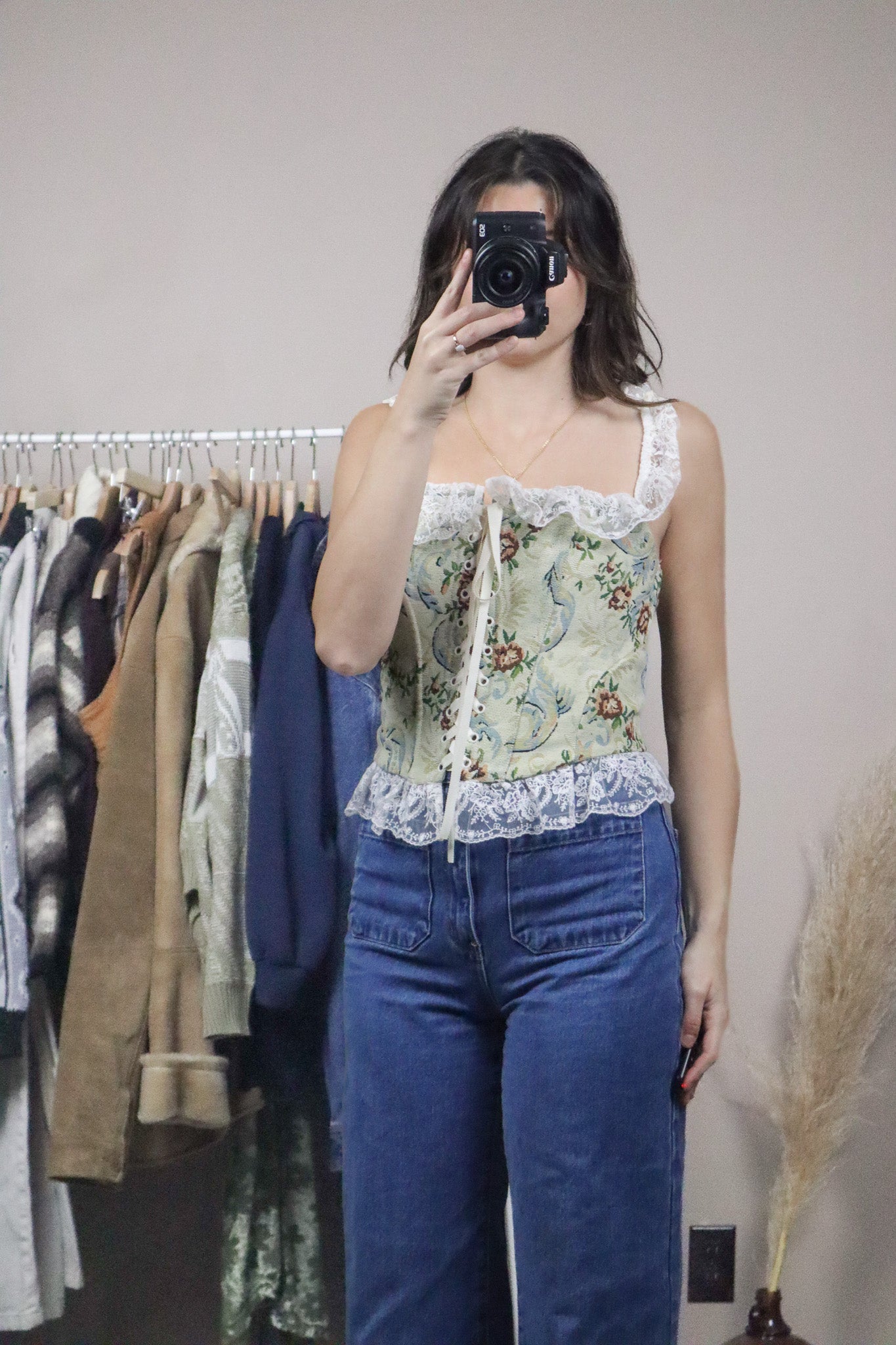 For Love & Lemons x Tapestry Lace Corset (S)