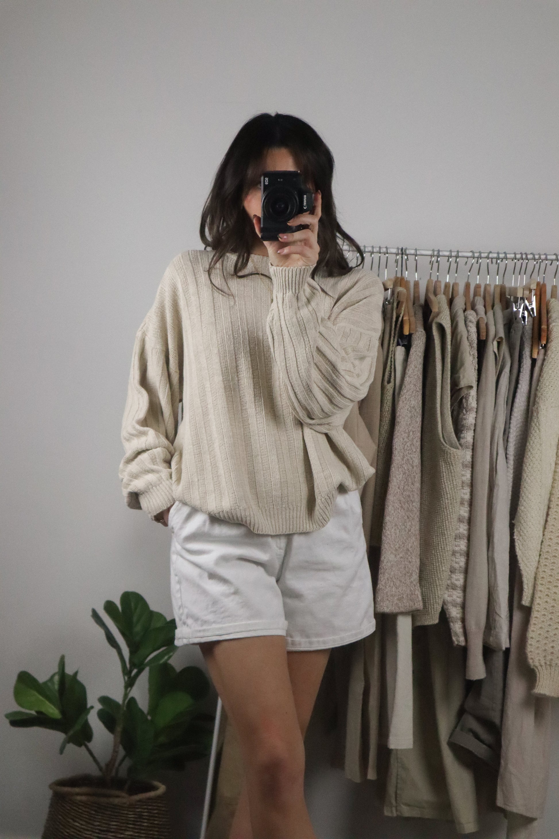 Vintage x Linen & Silk Sweater (M/L)