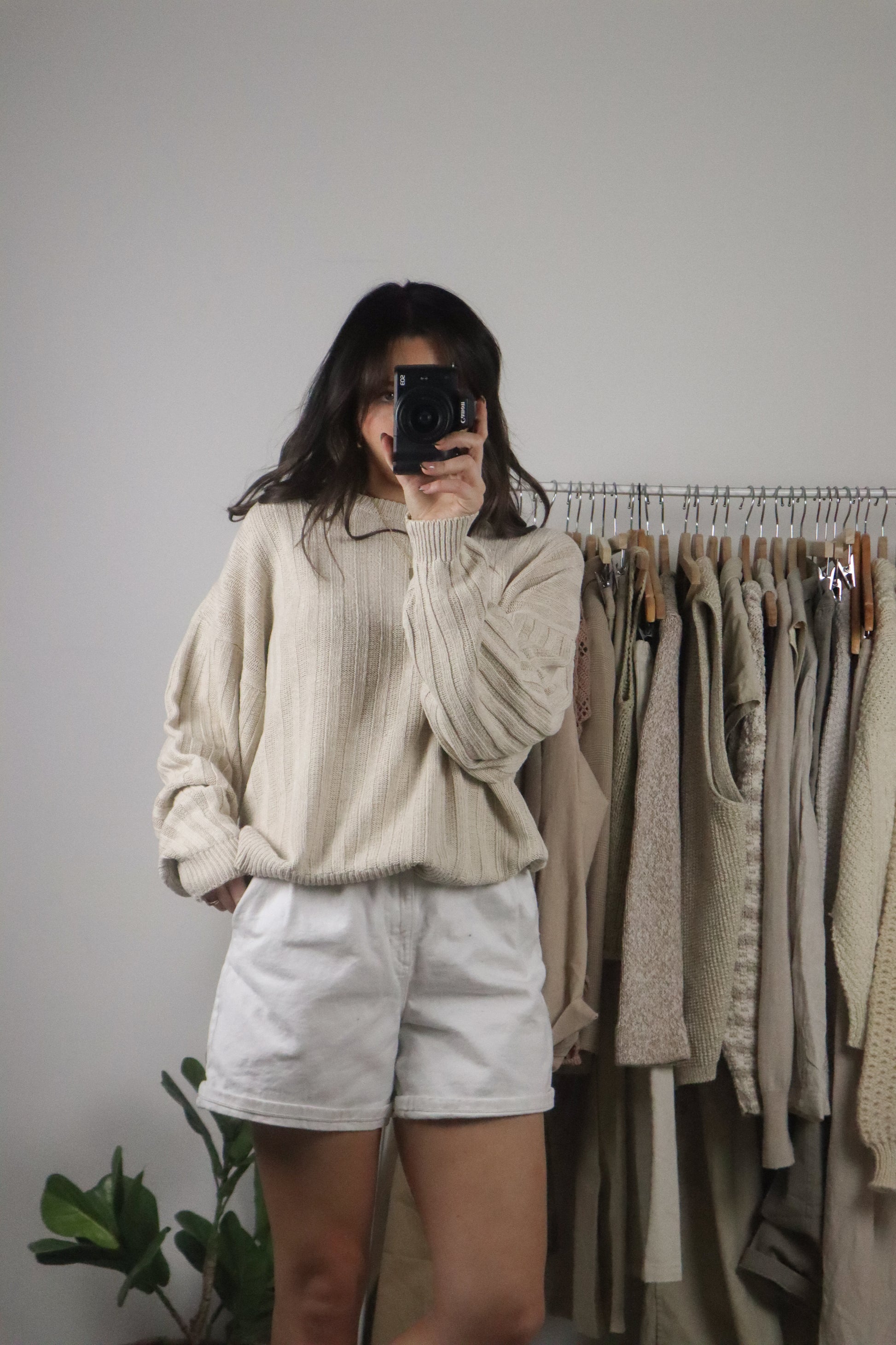 Vintage x Linen & Silk Sweater (M/L)