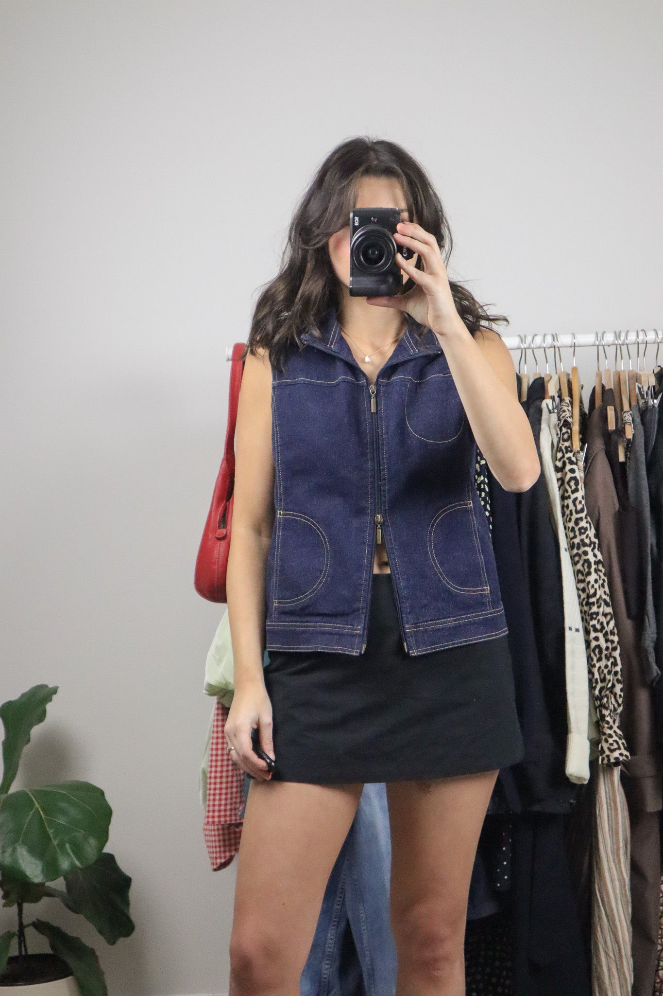 Vintage x Denim Vest (S)