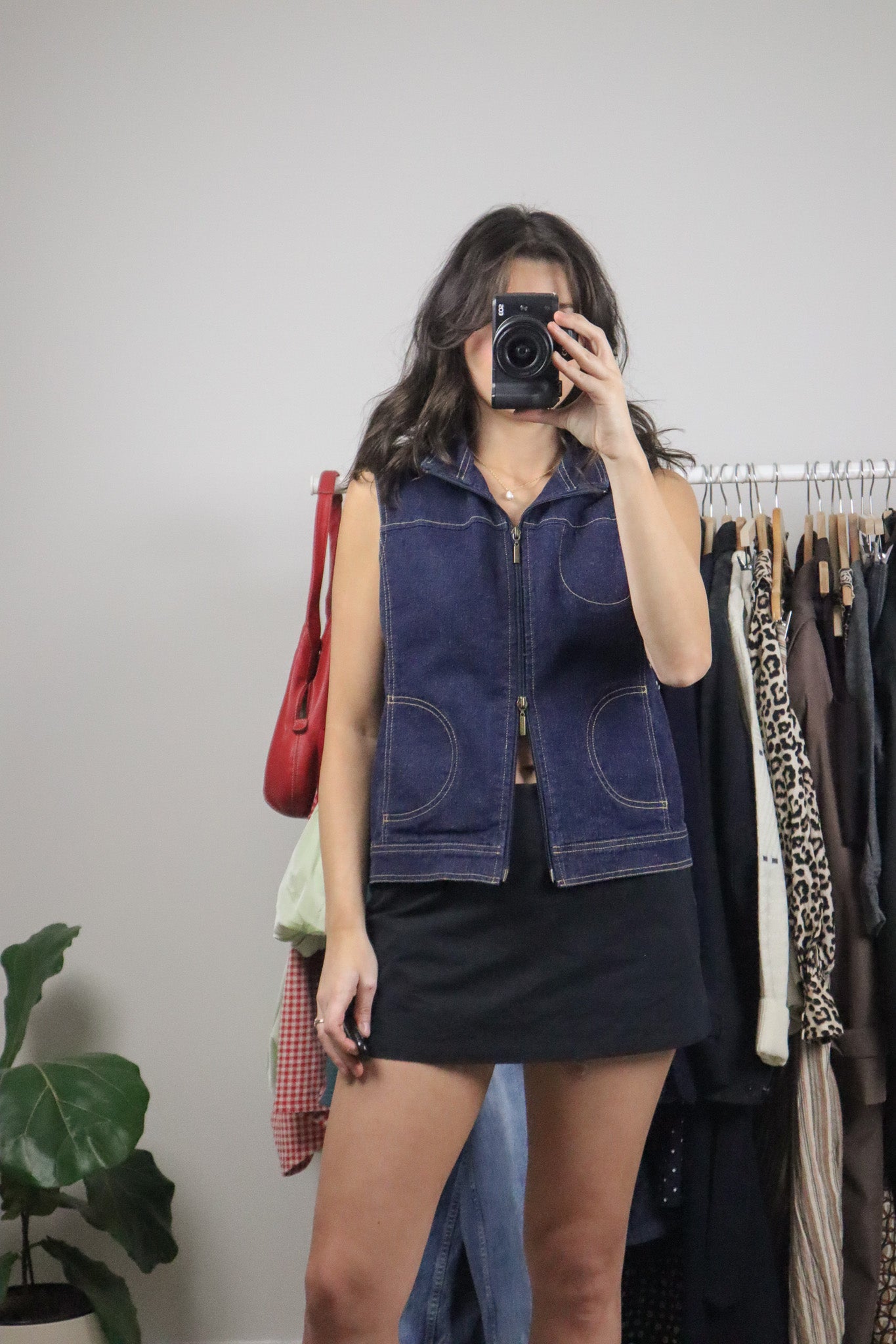 Vintage x Denim Vest (S)
