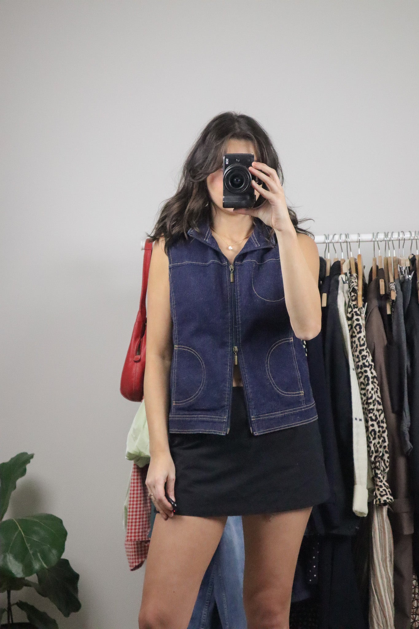 Vintage x Denim Vest (S)