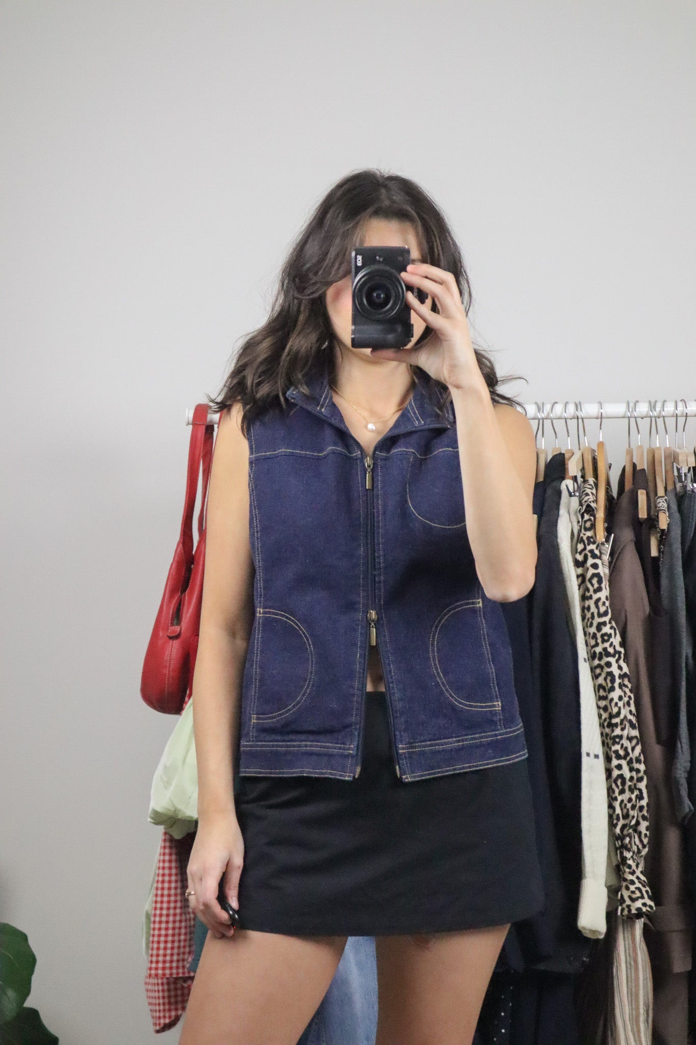 Vintage x Denim Vest (S)