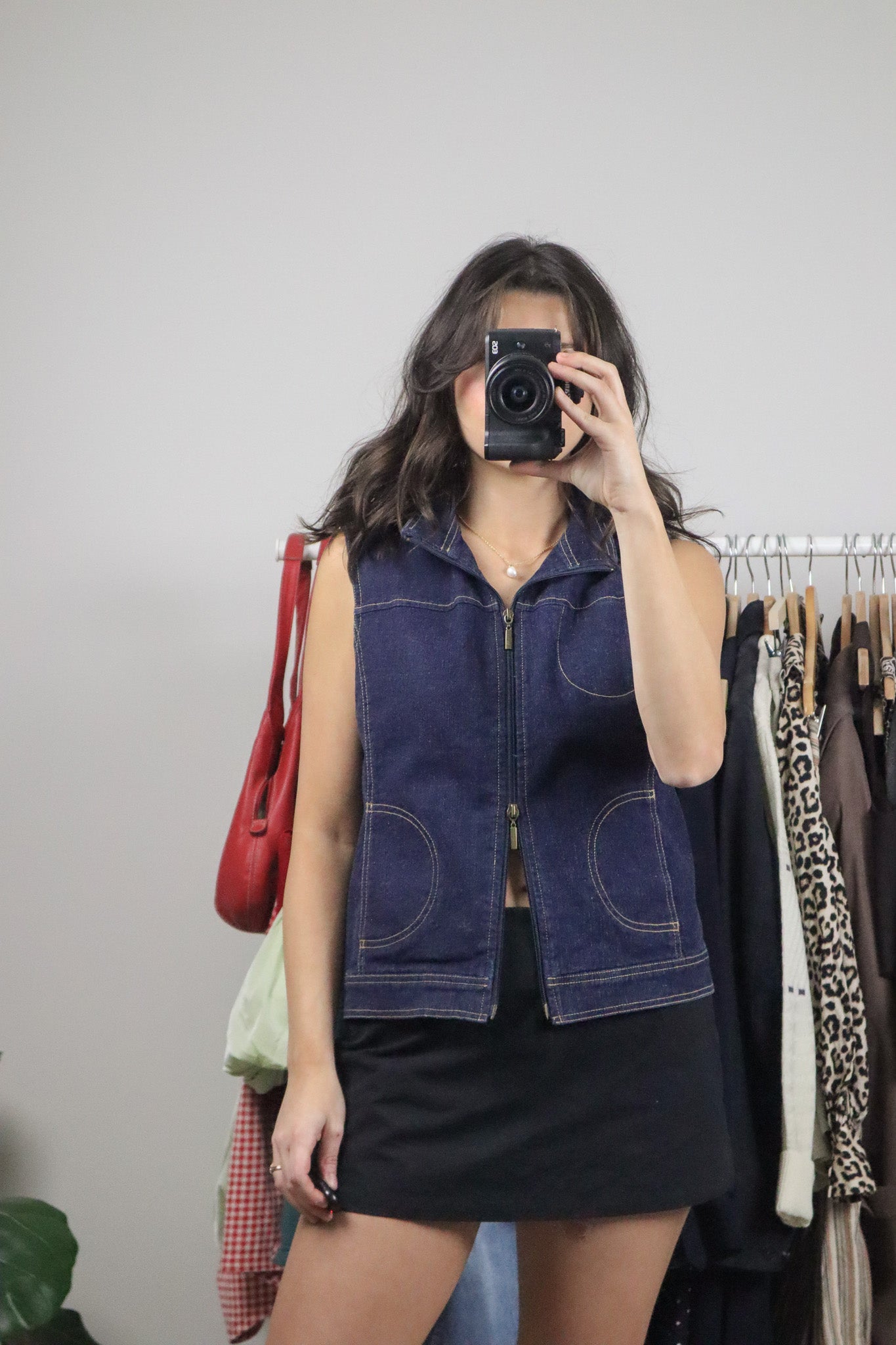 Vintage x Denim Vest (S)