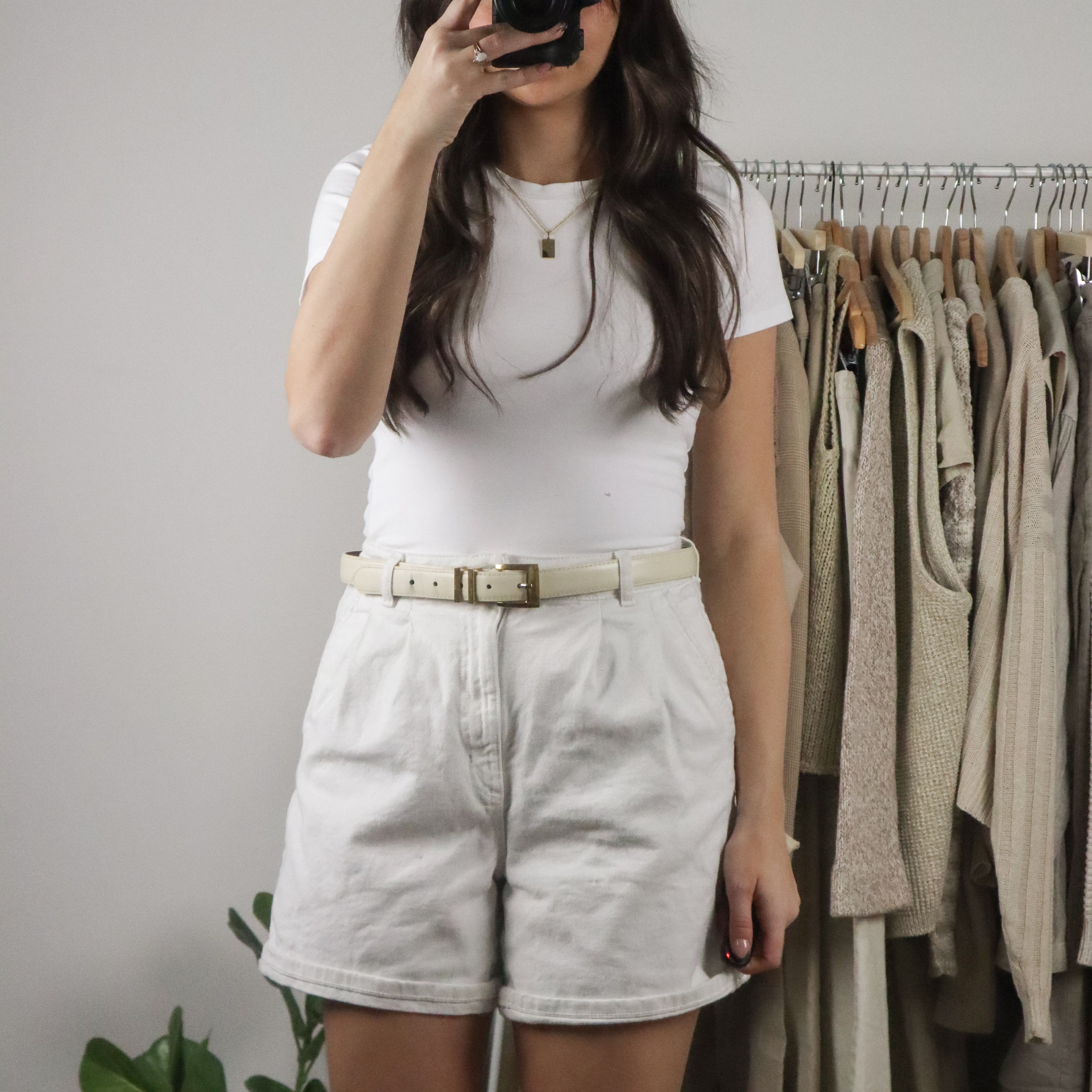 Vintage x Leather Belt (M/L)