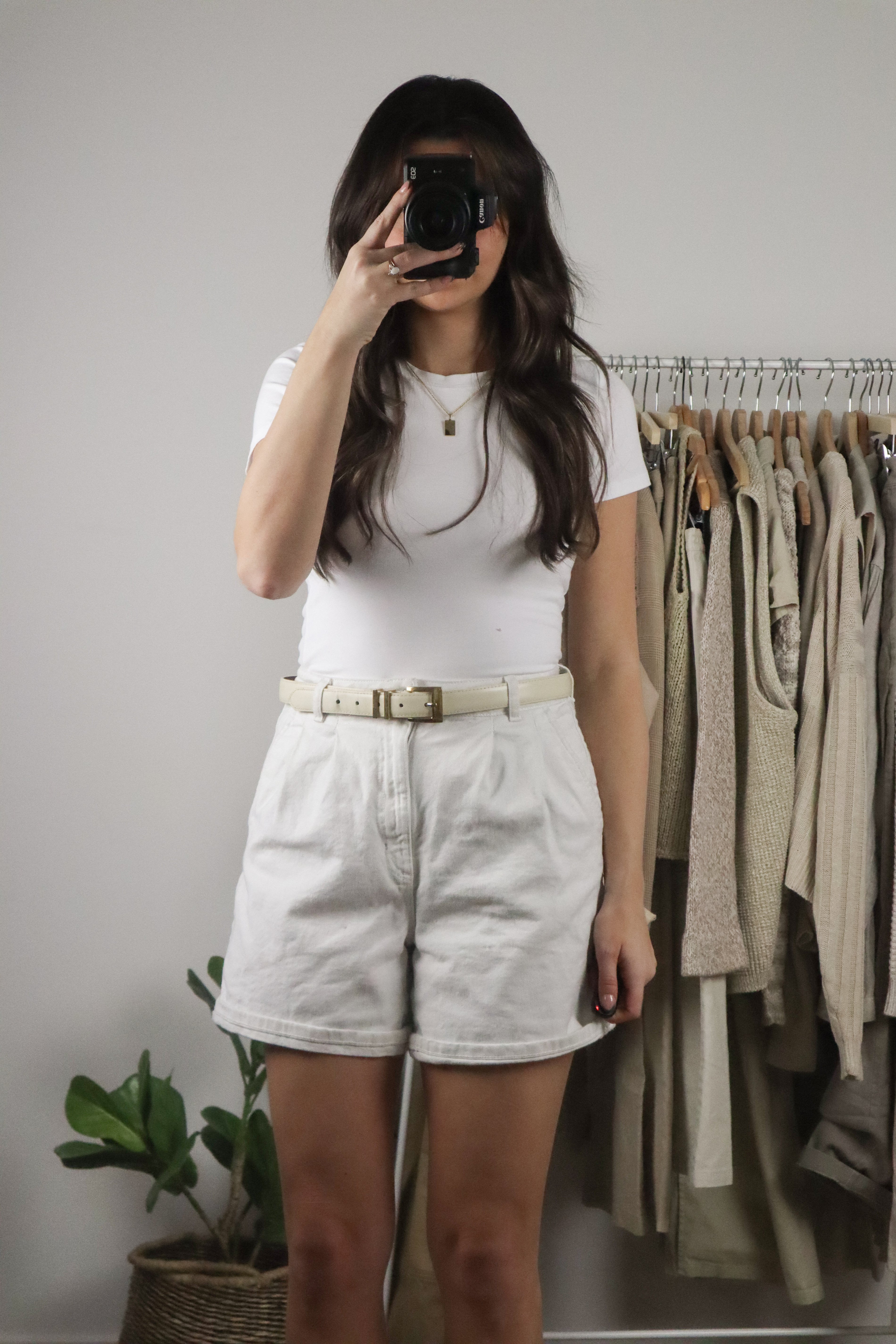 Vintage x Leather Belt (M/L)