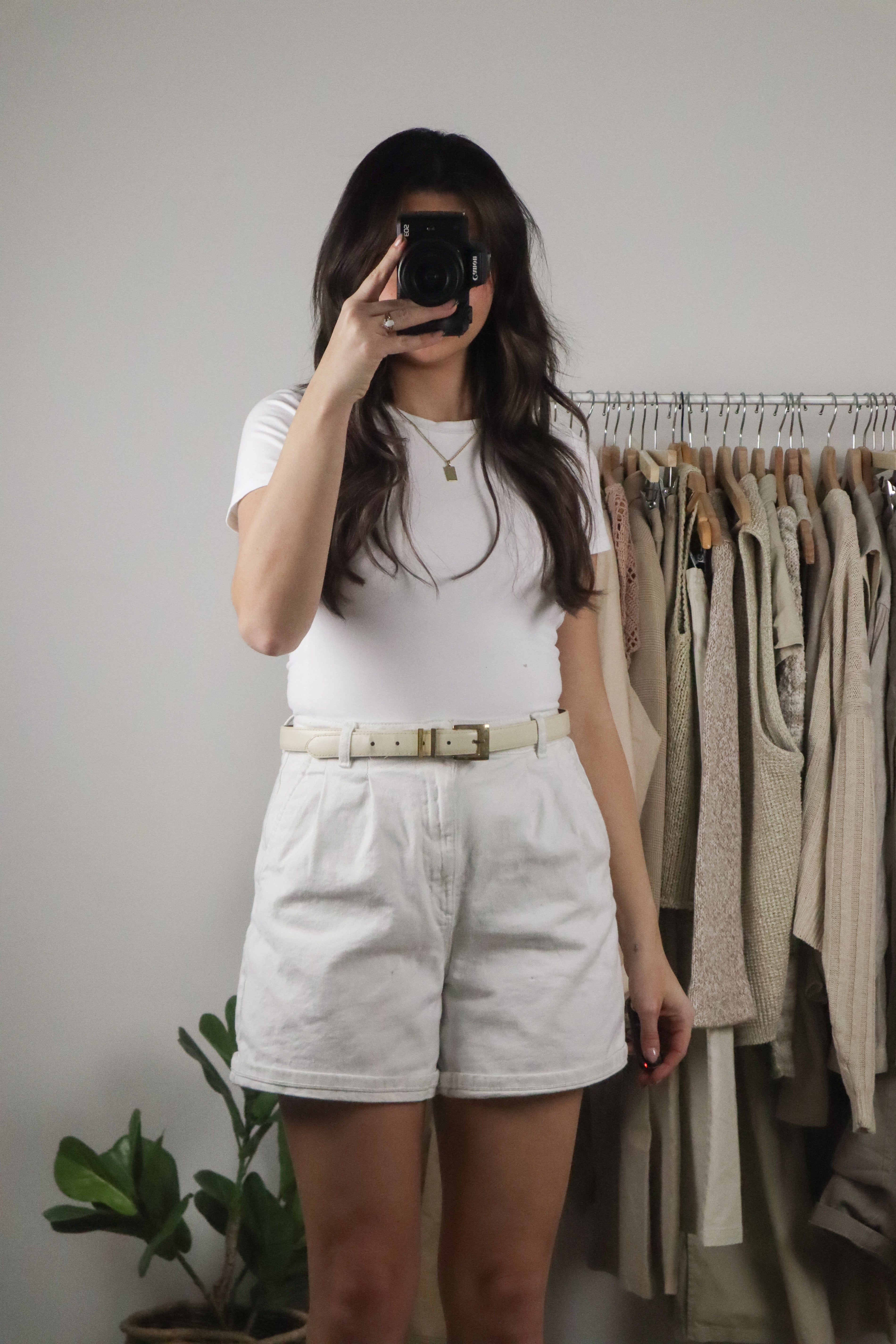 Vintage x Leather Belt (M/L)