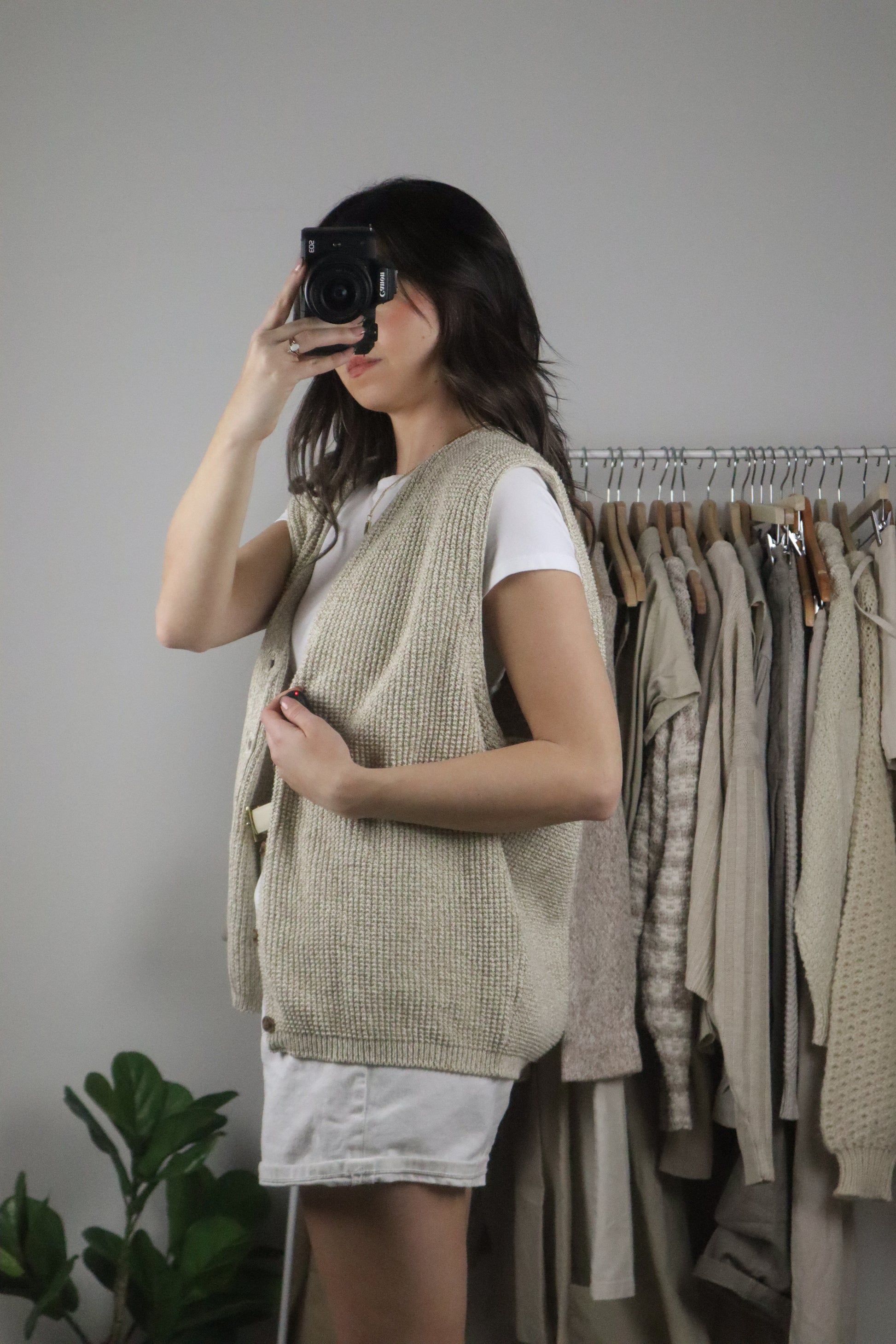 Made in USA x Vintage x Knit Vest (L)